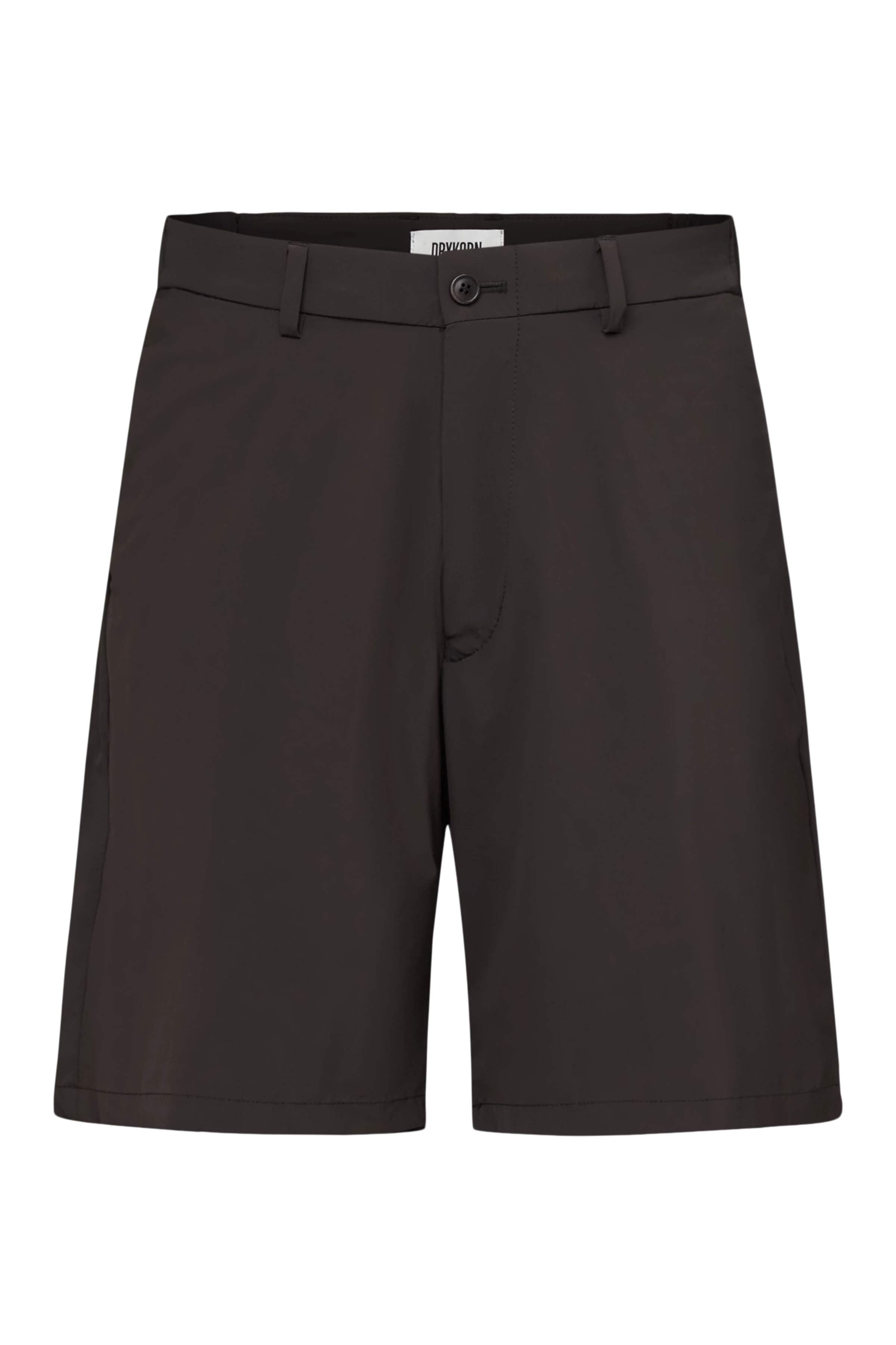 YASAN - Regular fit shorts in techno-crêpe - men - brown - Freisteller Frontansicht