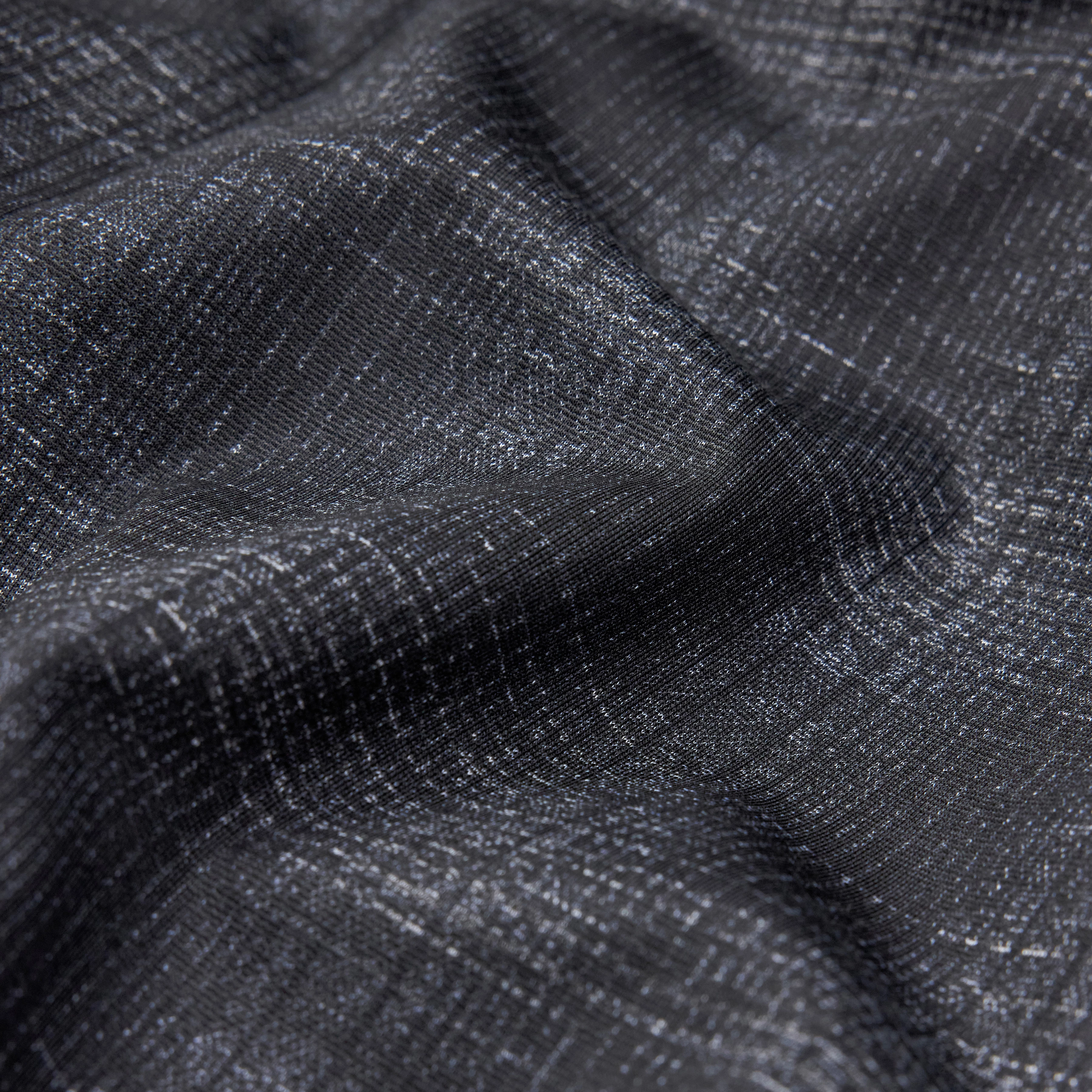 AJEND_SK - Ready-made slim fit trousers in checked jersey - men - grey - Materialbild (B2C)