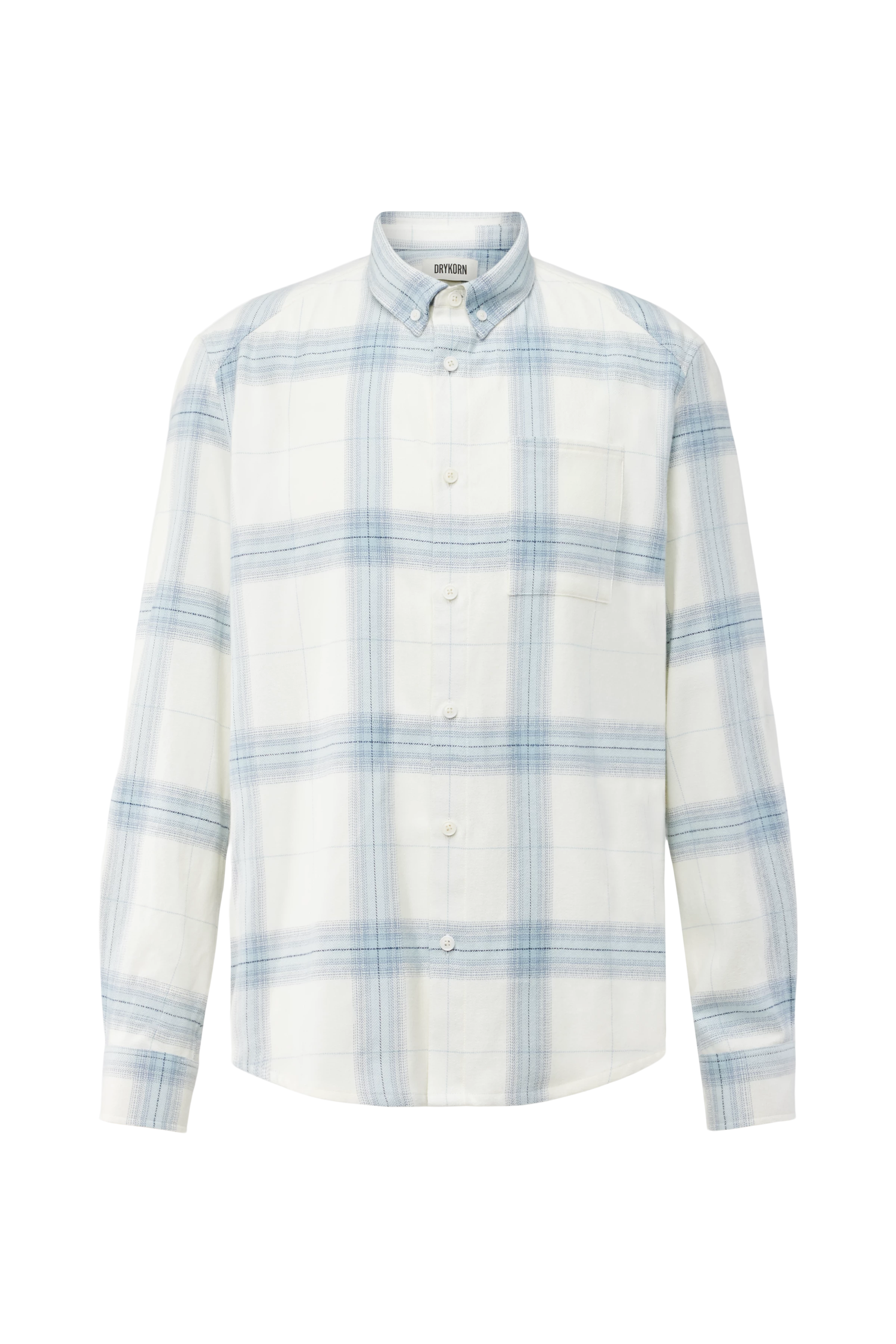 LIET_2 - Button-Down Hemd in Baumwolle - Herren - blau - Freisteller Frontansicht