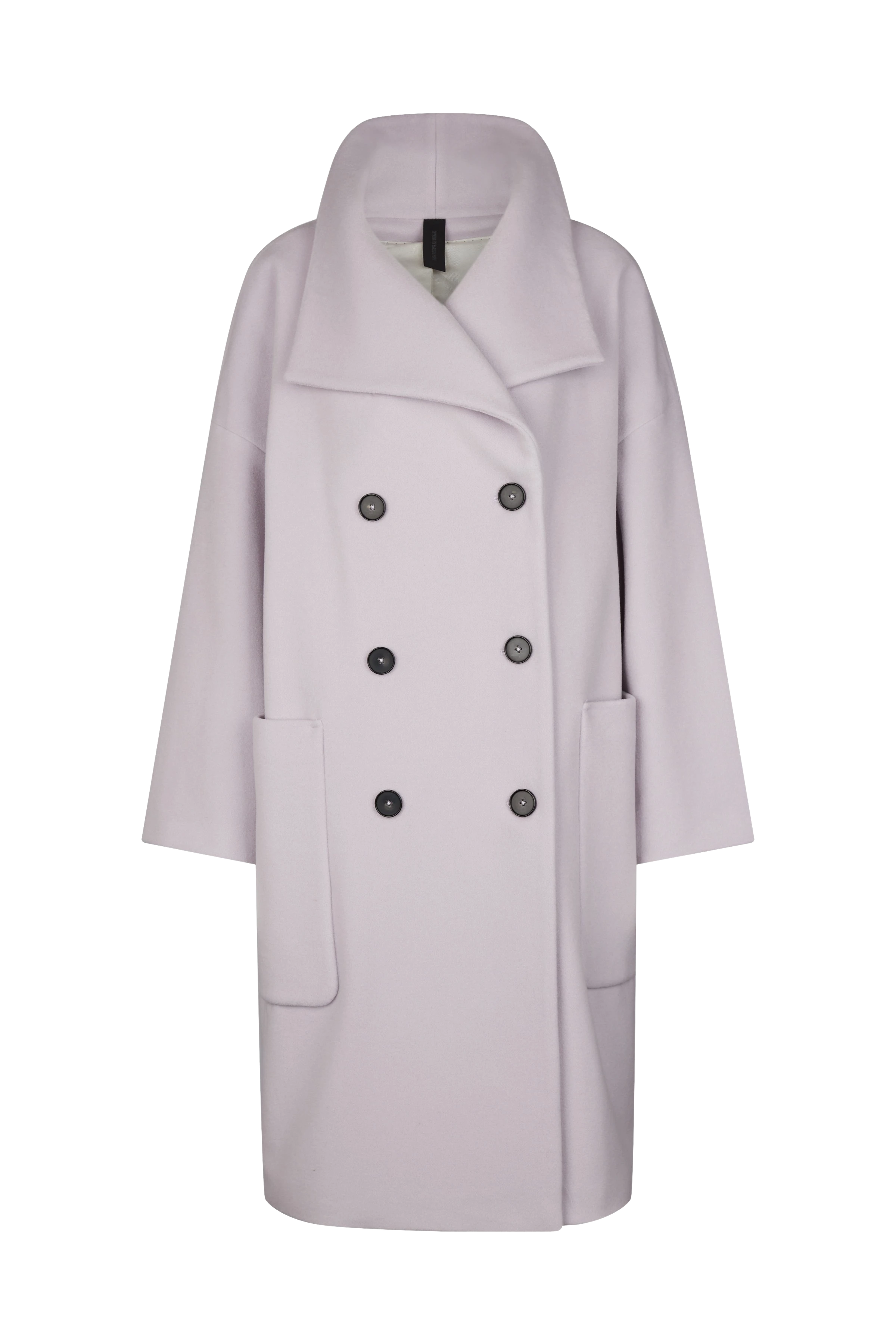 THEYDON - oversized Mantel in Wollflausch - Damen - lila - Freisteller Frontansicht