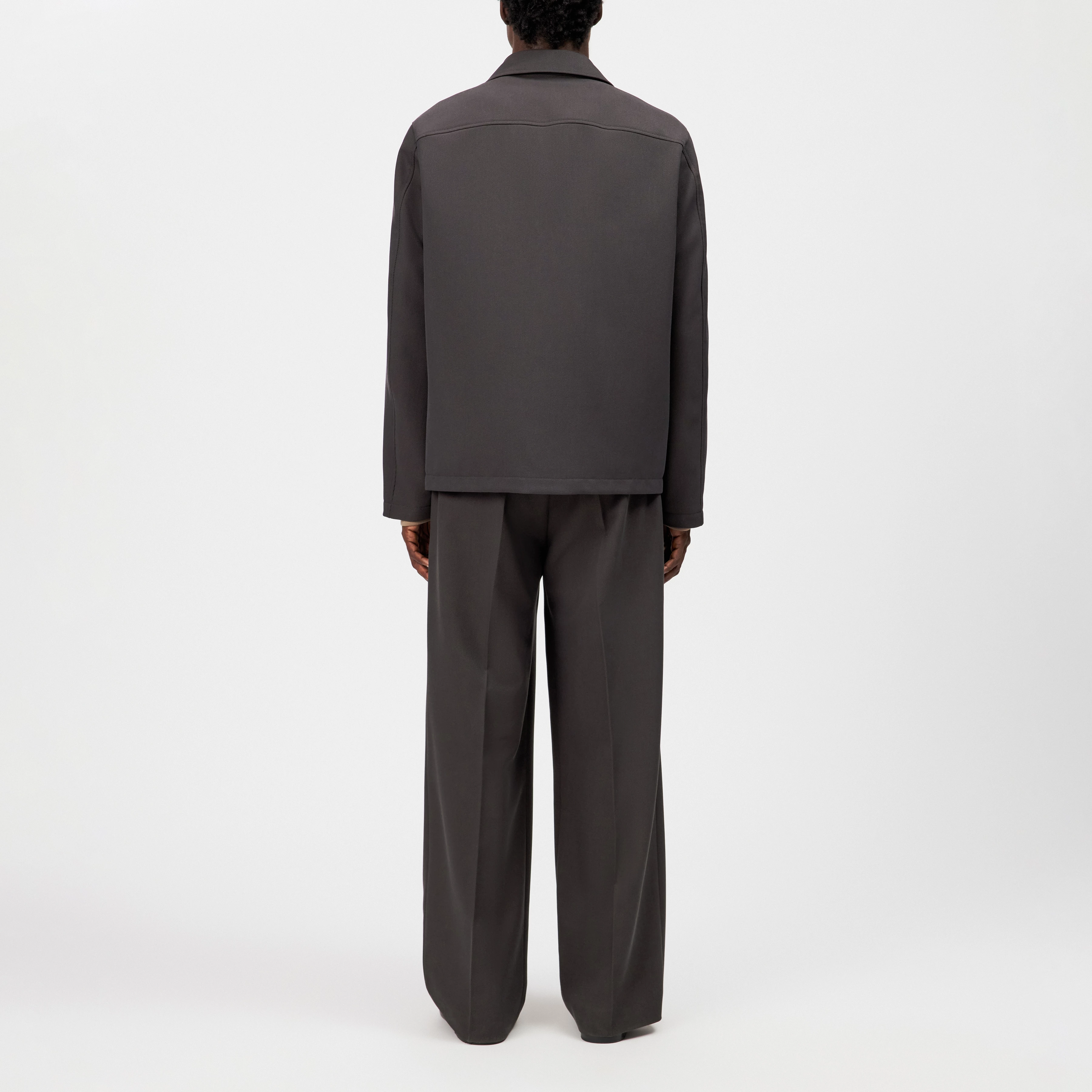 LOUVIN - Regular Fit Twill Jacket - men - brown - Rückansicht