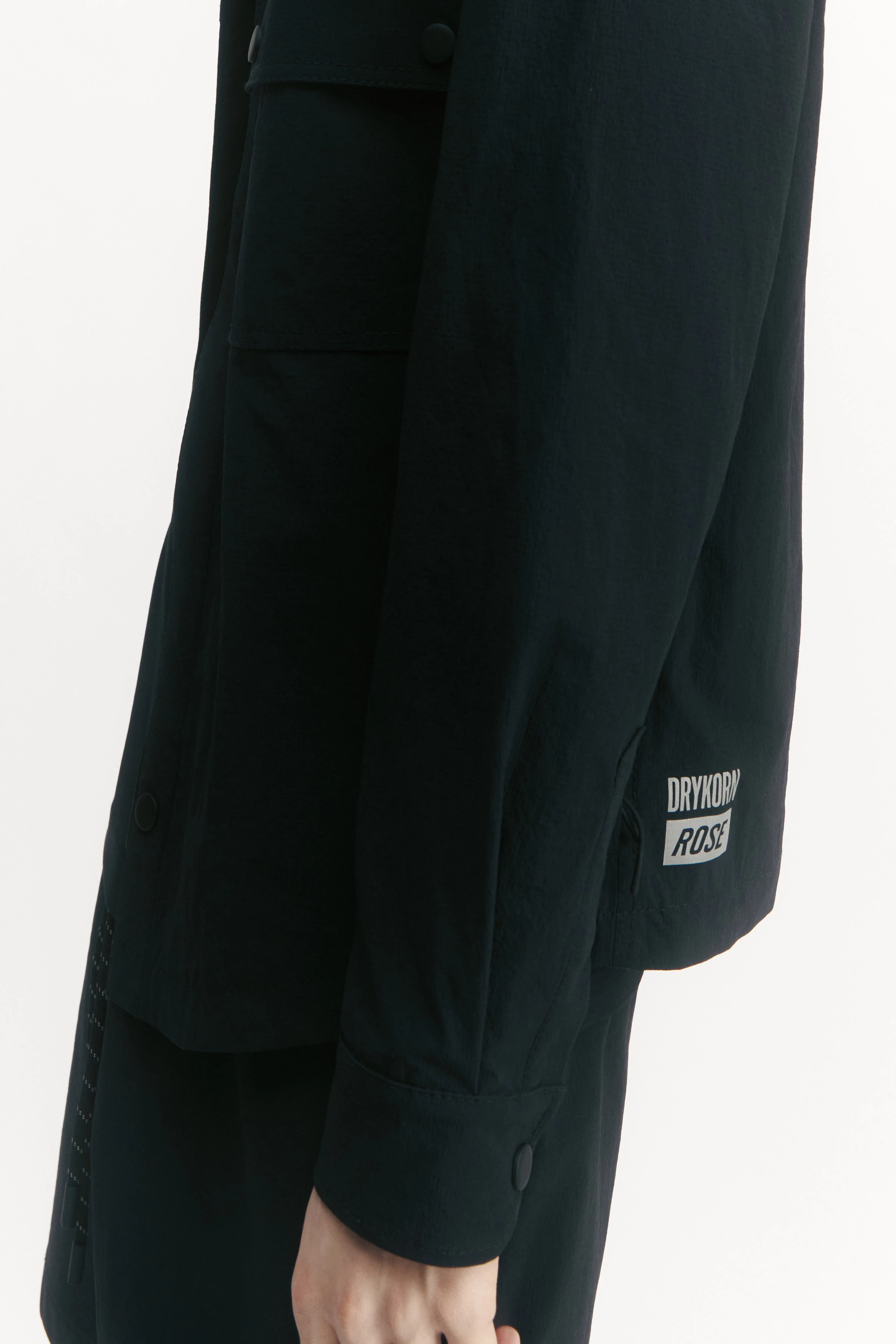 SELEDO_ROSE - technische Overshirtjacke - Herren - schwarz - Seitenansicht