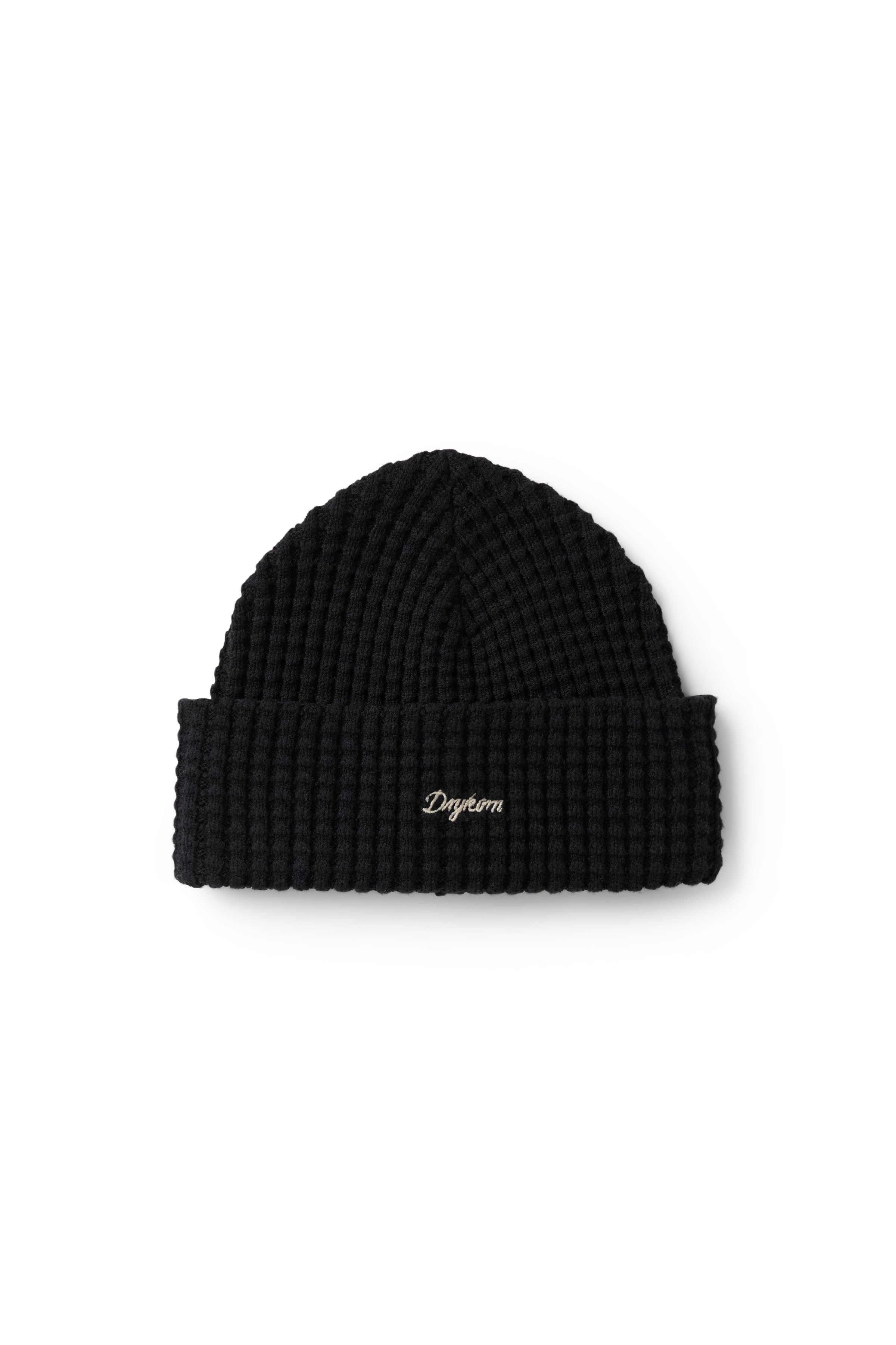 MOAH - Cotton blend beanie - unisex - black - Freisteller Frontansicht