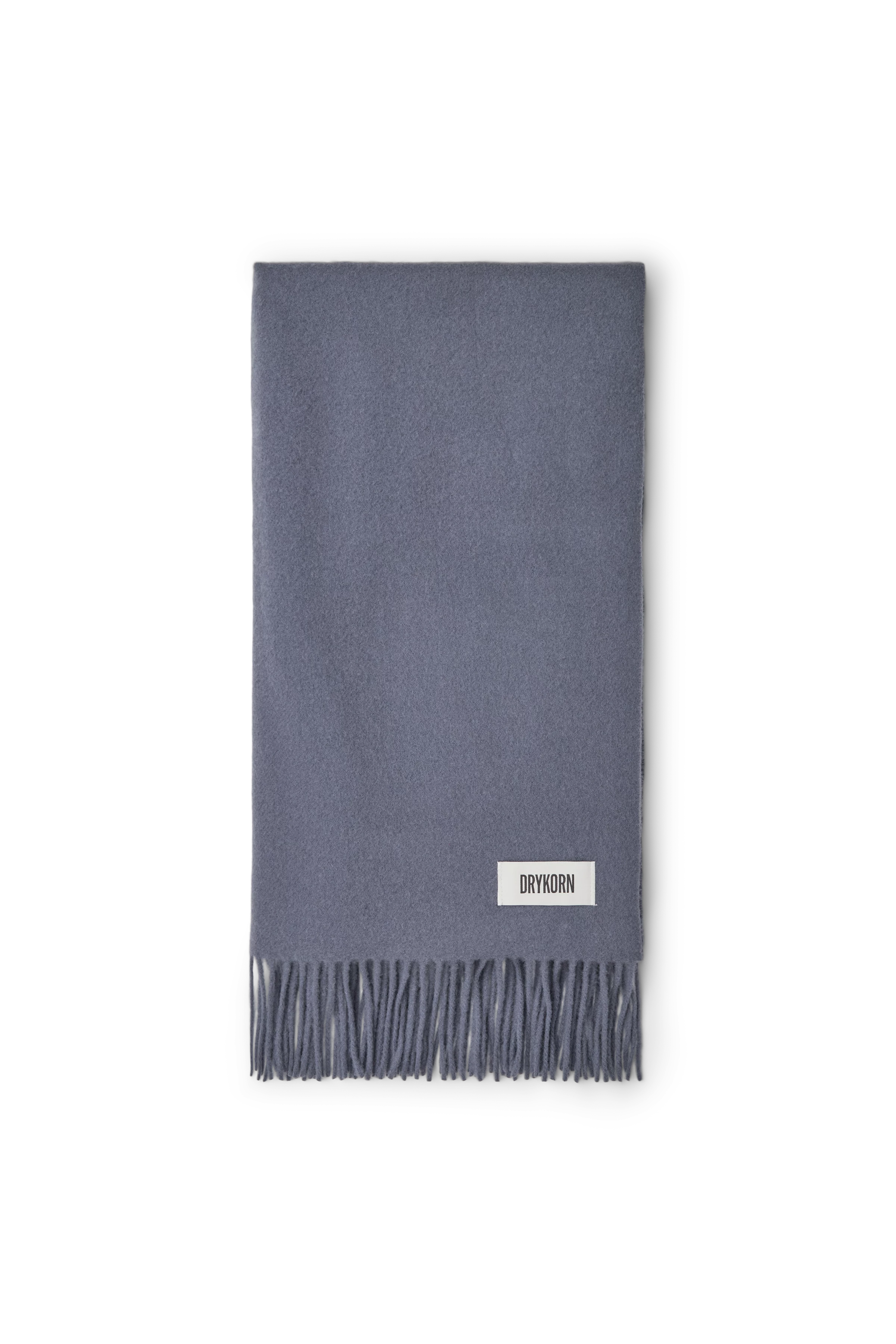 GAZE_4 - Schal in Wolltwill - Unisex - blau - Freisteller Frontansicht