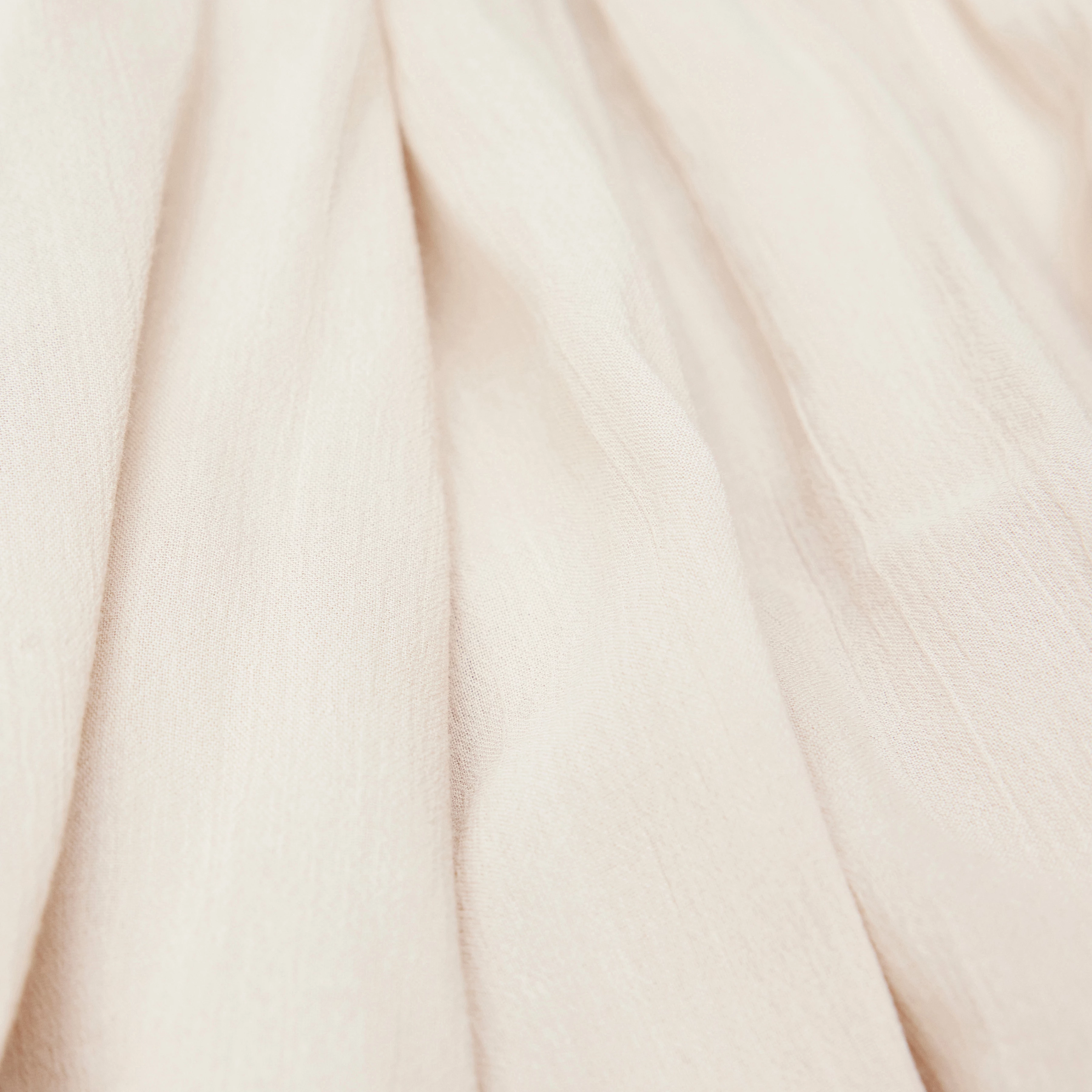 DUMONDA - Boho blouse in cotton viscose crepe - women - beige - Materialbild (B2C)