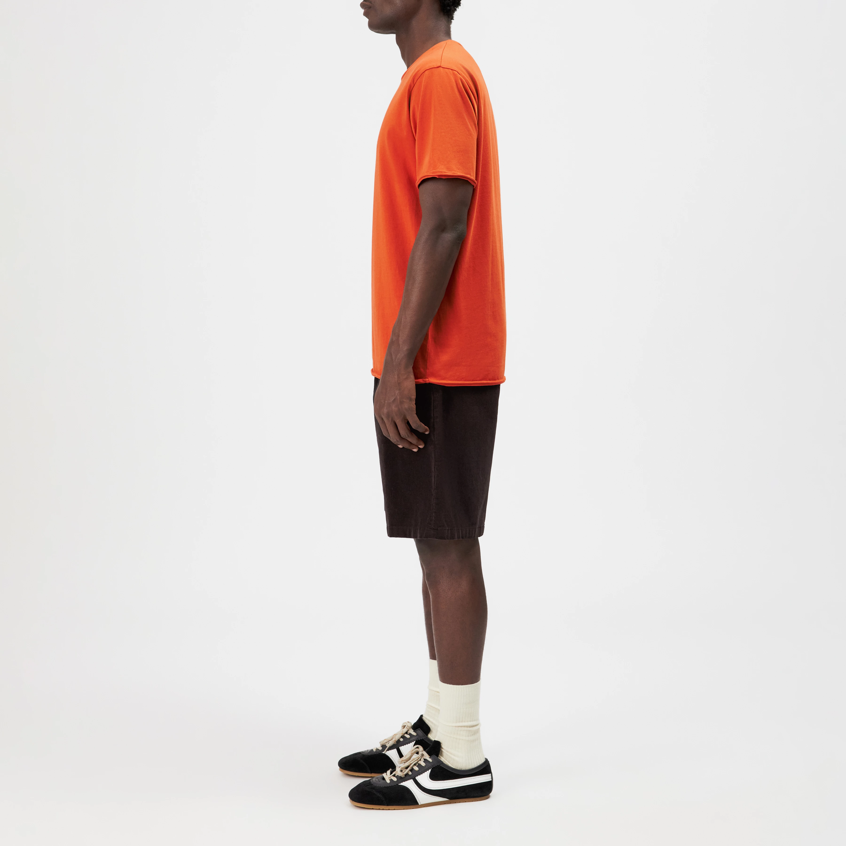 KENDRICK_2 - T-shirt in pure cotton - men - orange - Seitenansicht