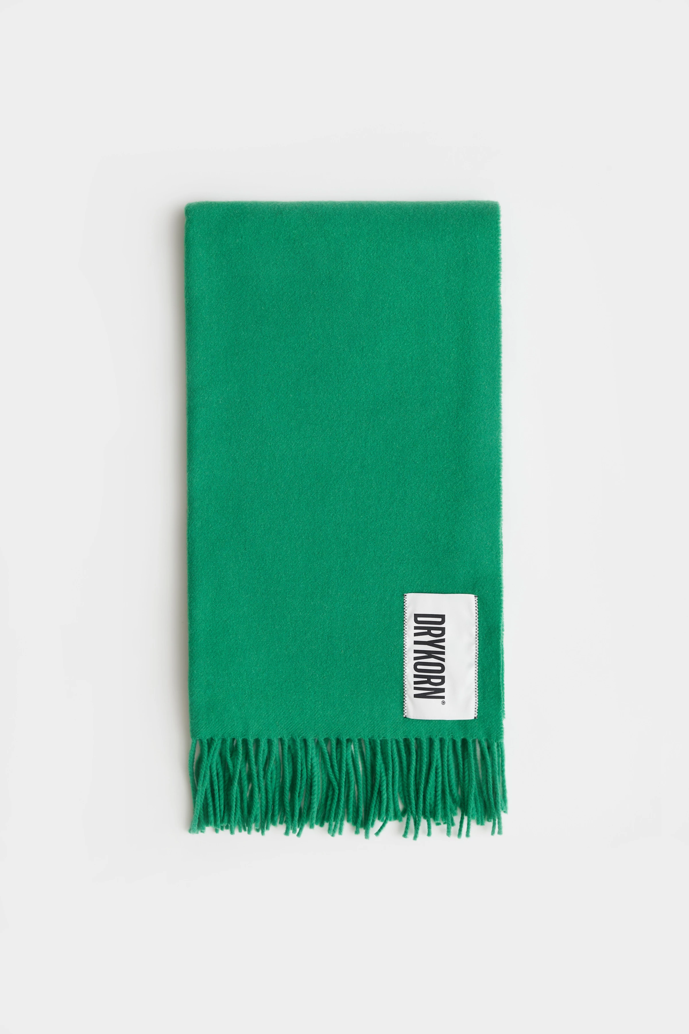 GAZE - scarf in pure wool - unisex - green - Freisteller Frontansicht