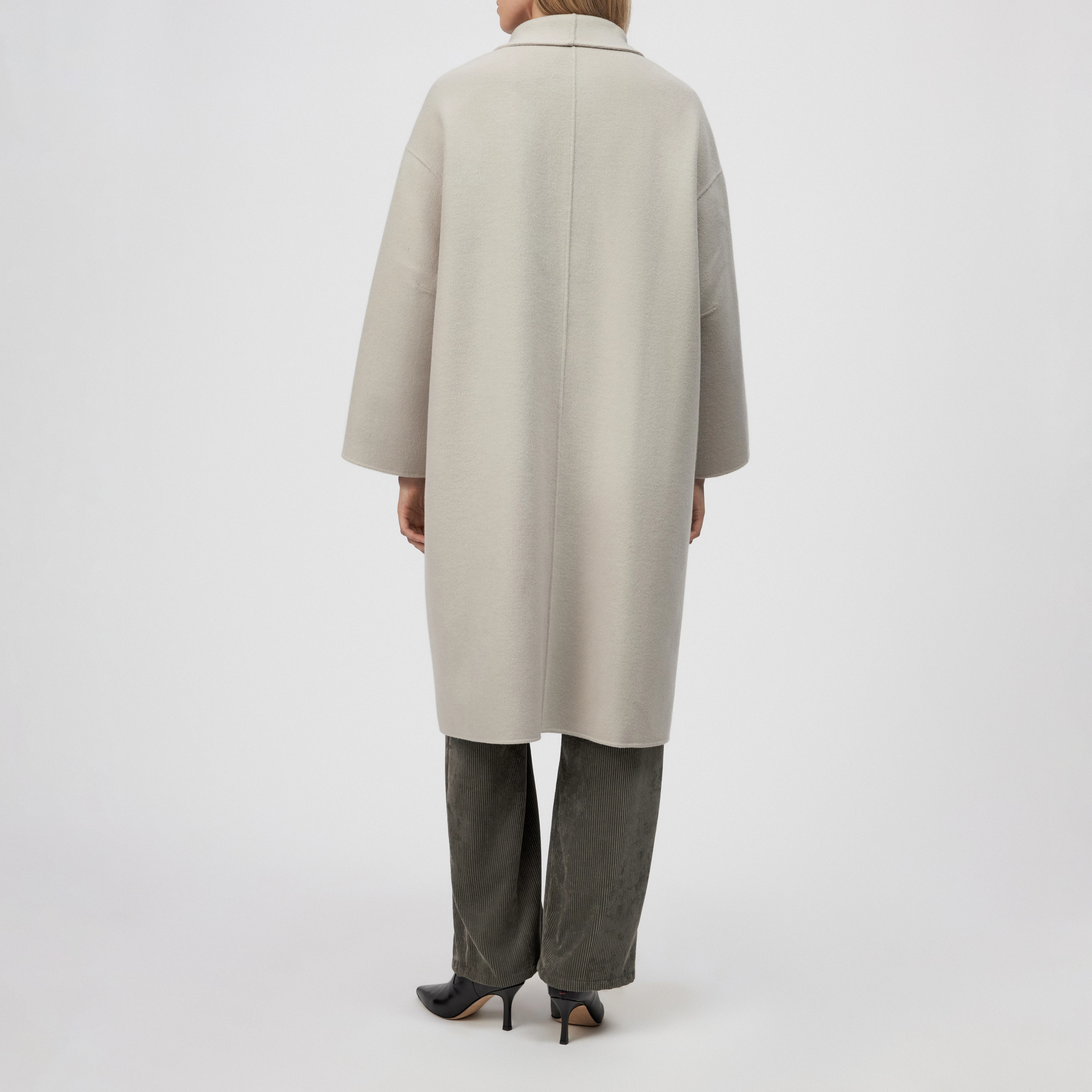 BAUPREY - Double-faced coat - women - beige - Rückansicht