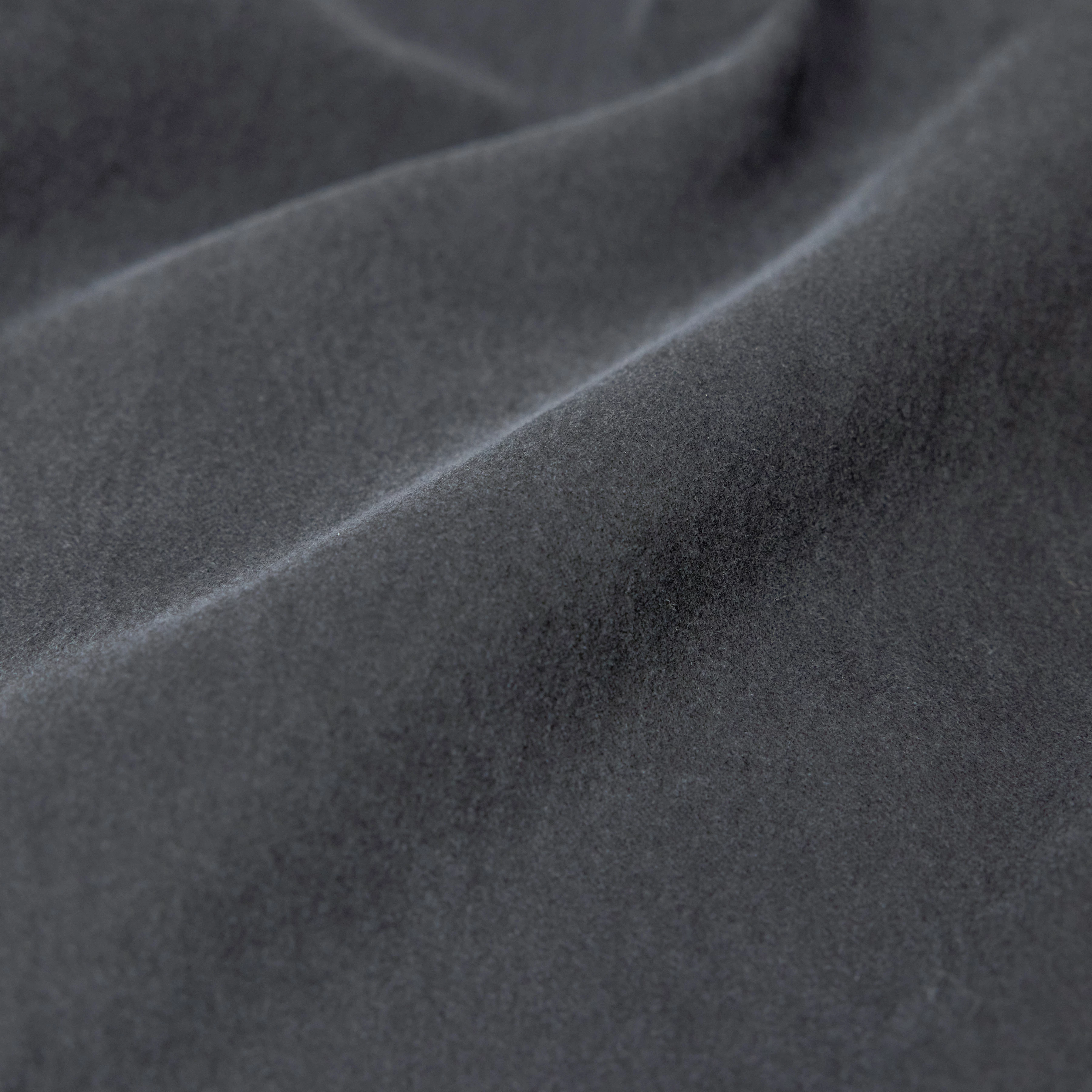 COSMANO_2 - Mantel mit Raglanärmeln in gewachstem Baumwoll-Mix - Herren - schwarz - Materialbild (B2C)