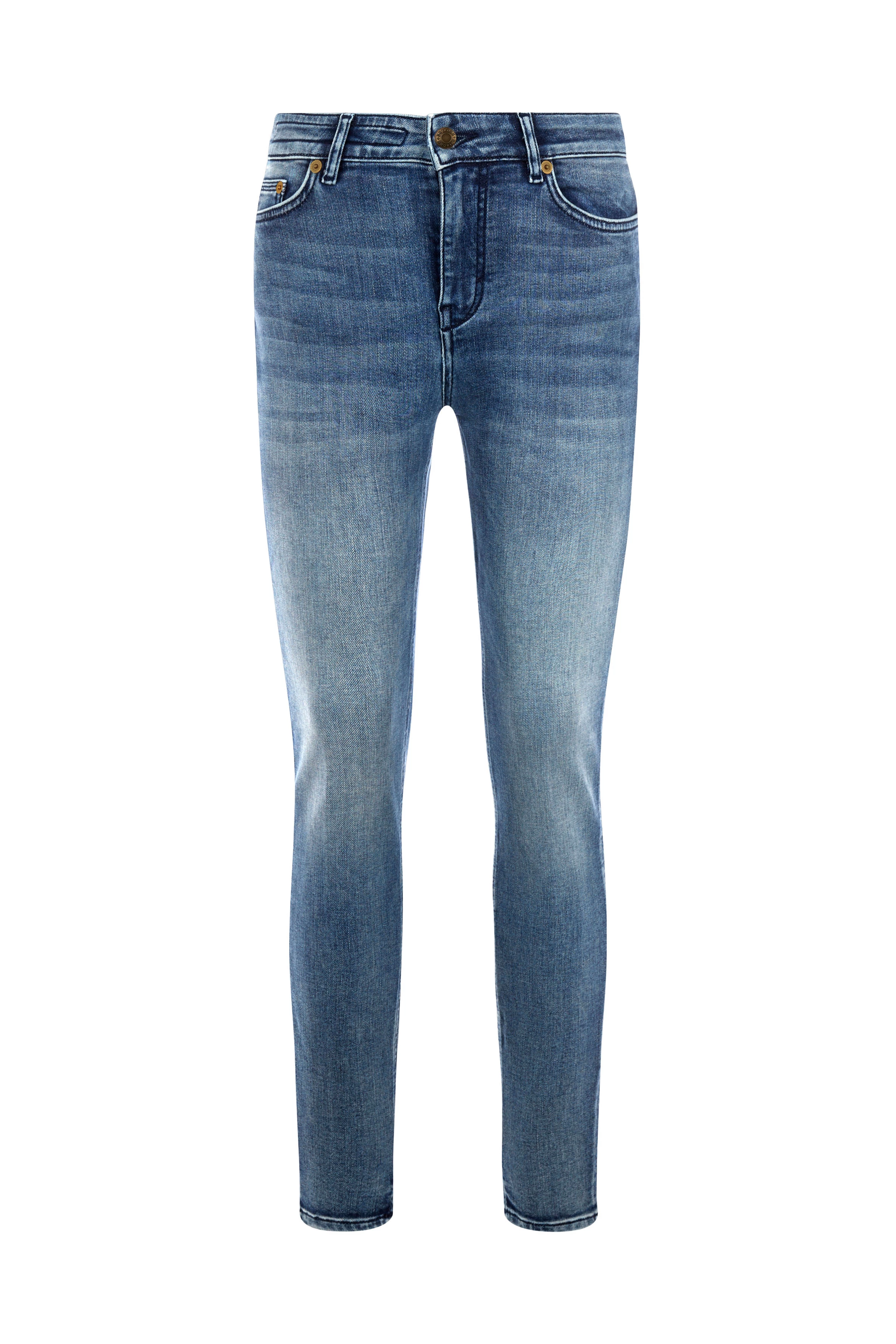 NEED - soft blue authentic washed Skinny Fit Jeans - women - blue - Freisteller Frontansicht