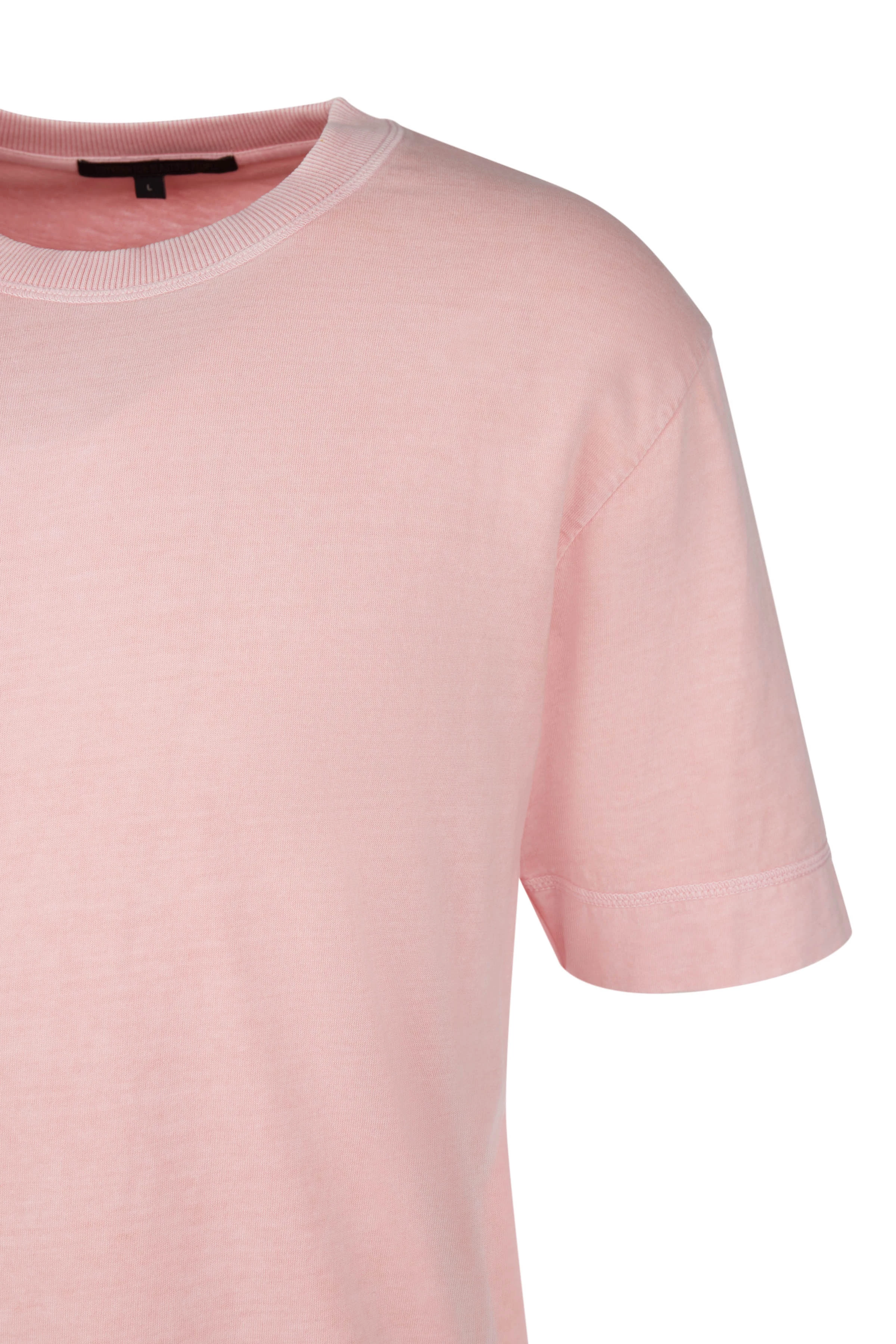 RAPHAEL - T-shirt in washed look - men - pink - Freisteller Detailansicht