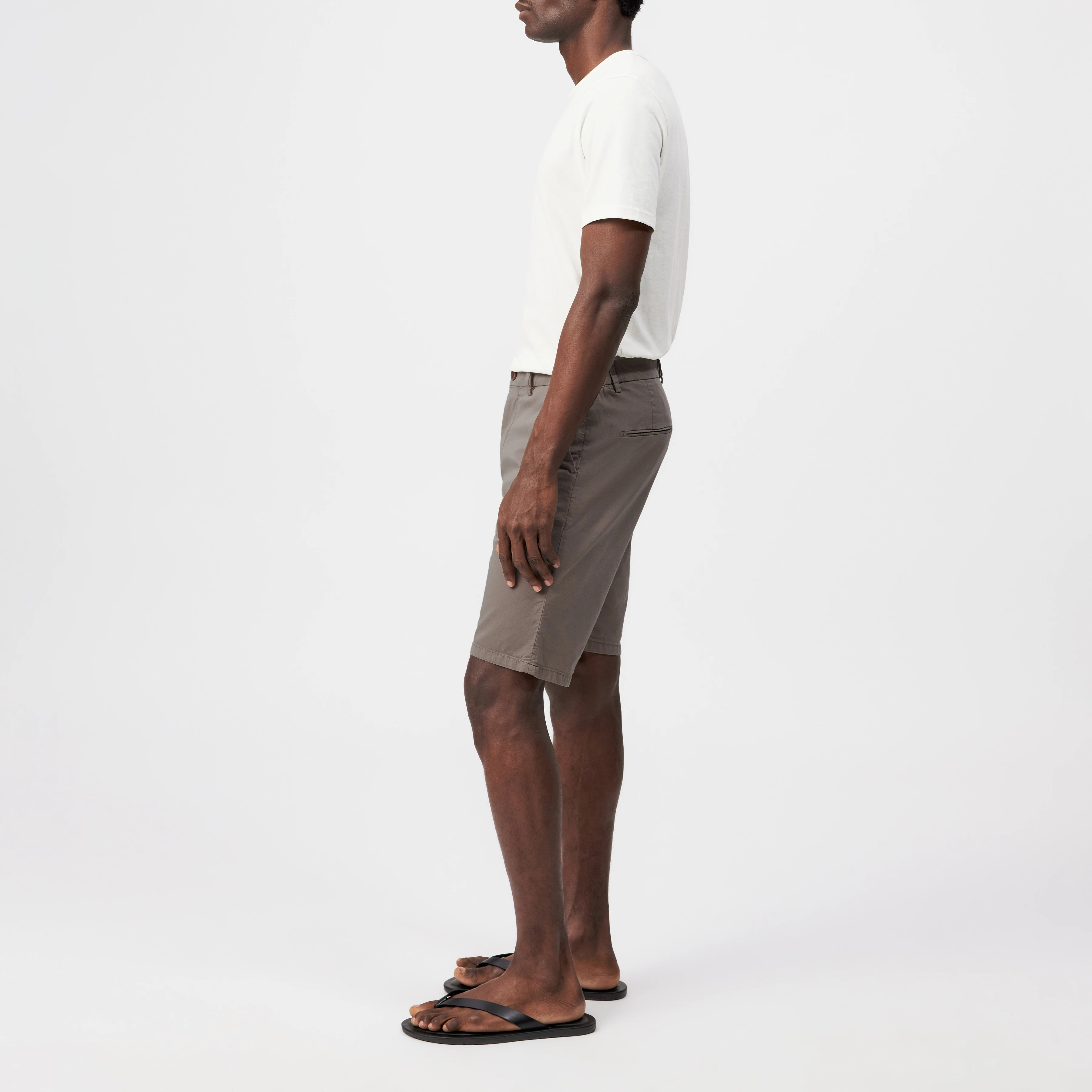KEND - Chino Shorts in Baumwoll-Twill - Herren - beige - Seitenansicht