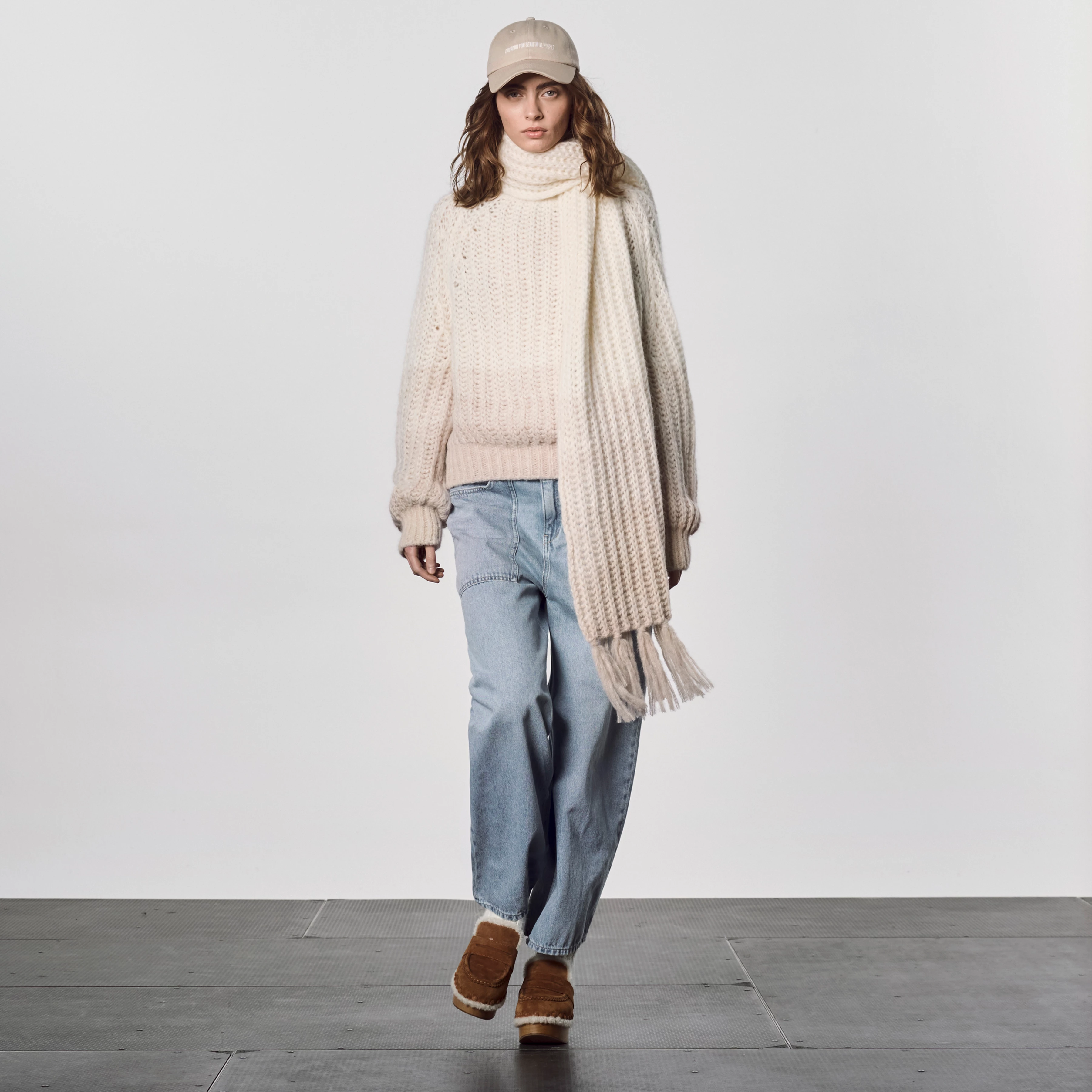 DERIVE - Mid-Waist Jeans in Light-Blue Denim - Damen - blau