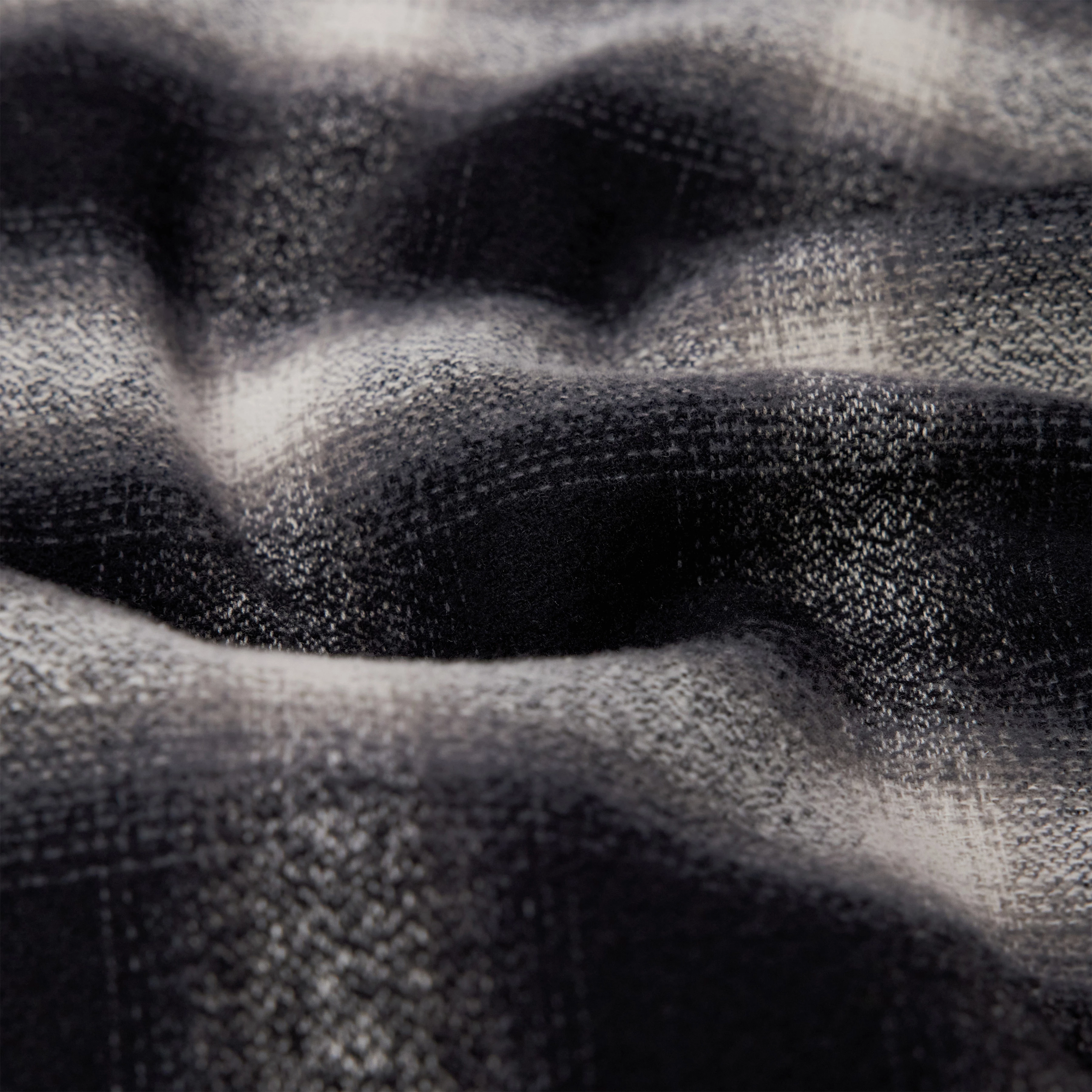 NIKANO - Shirt jacket in pure cotton - men - black - Materialbild (B2C)