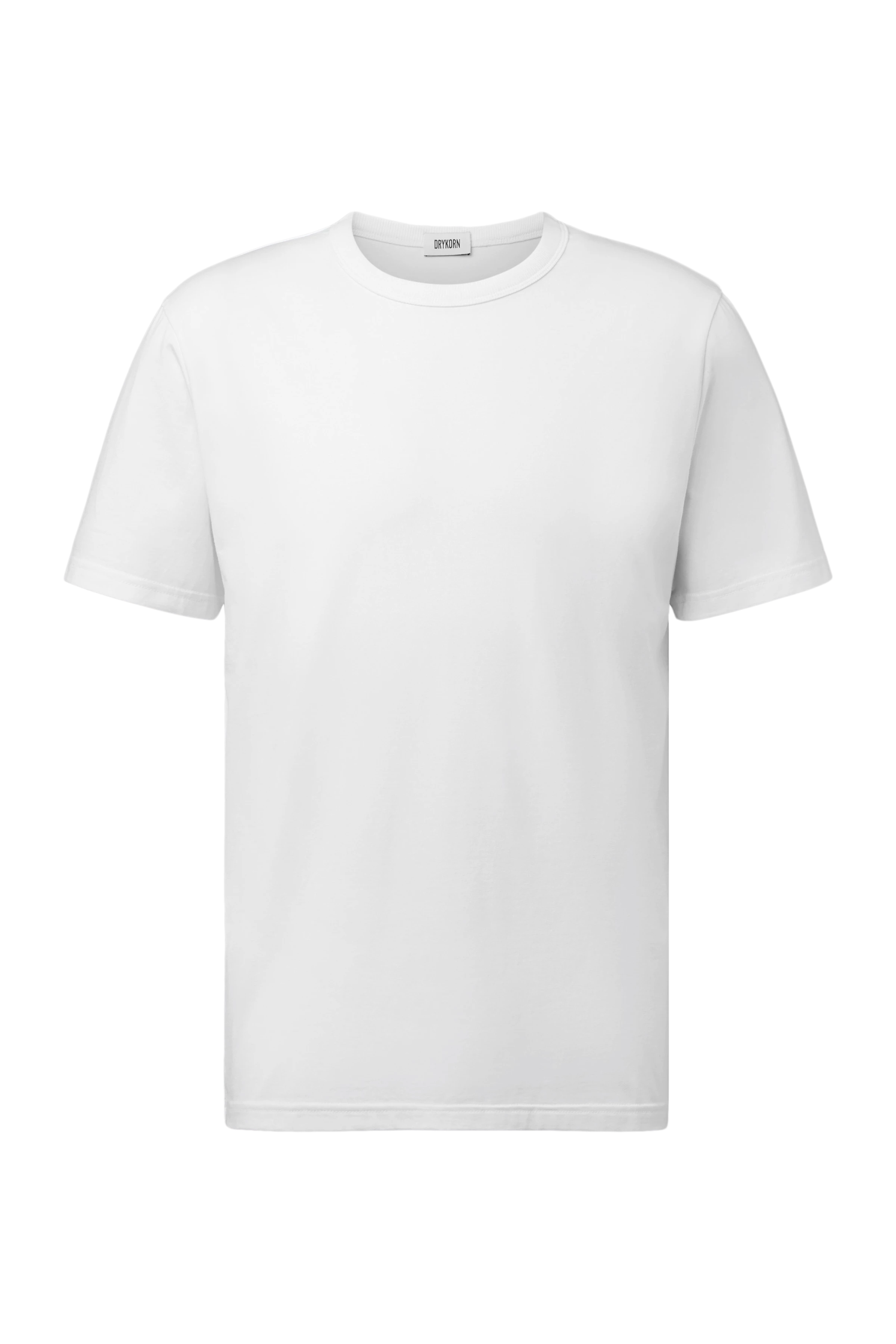 JULIENO - T-shirt in lightweight jersey - men - white - Freisteller Frontansicht