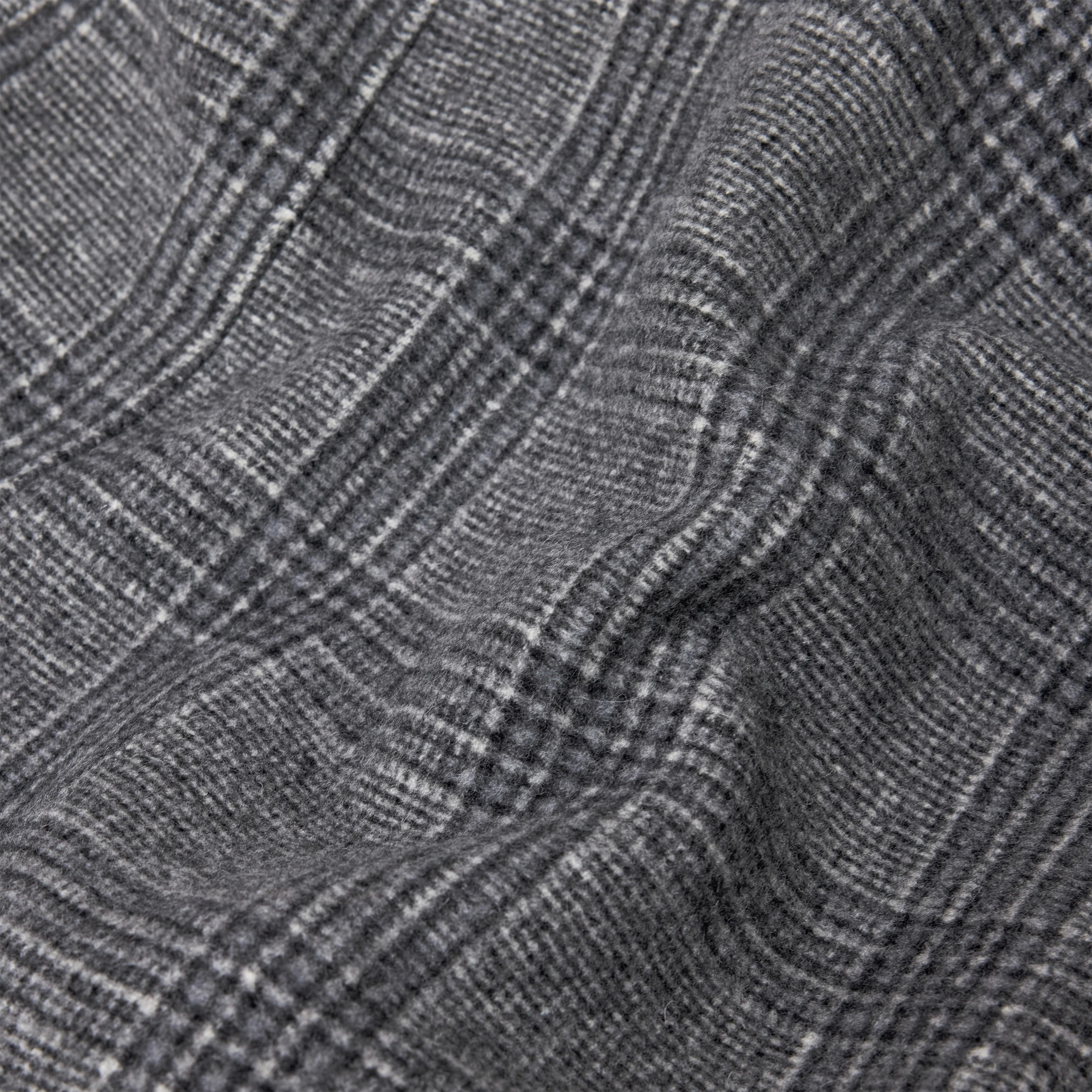 RIKKA_2 - Jacke in Flanell-Karo - Herren - grau - Materialbild (B2C)