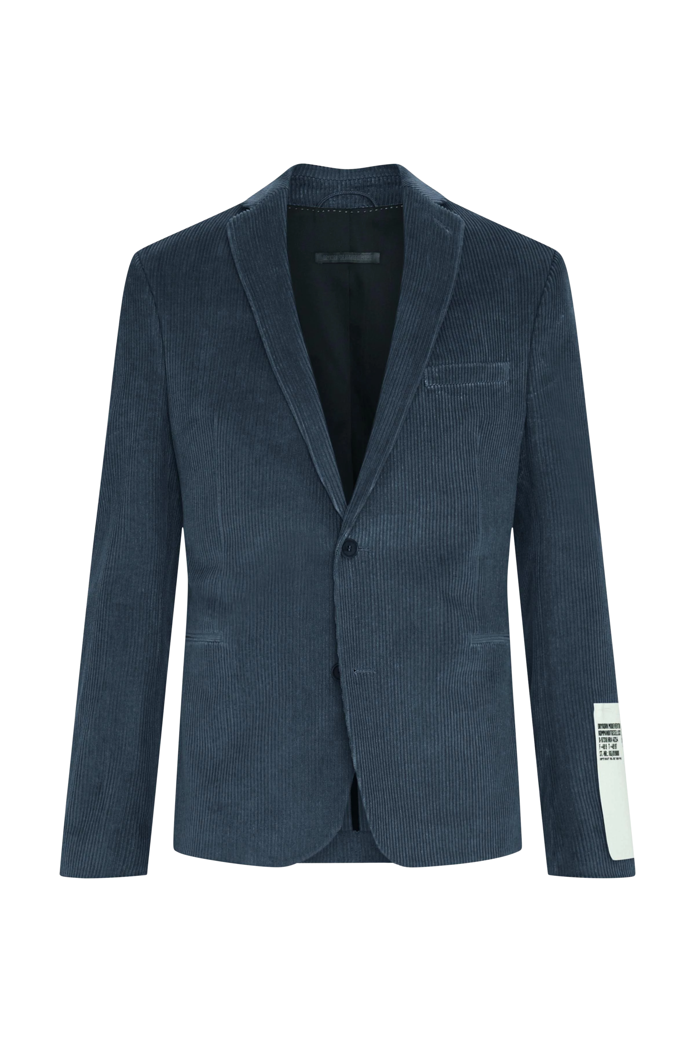 HORLEY - Slim Fit Sakko mit fallendem Revers in Cord - Herren - blau - Freisteller Frontansicht