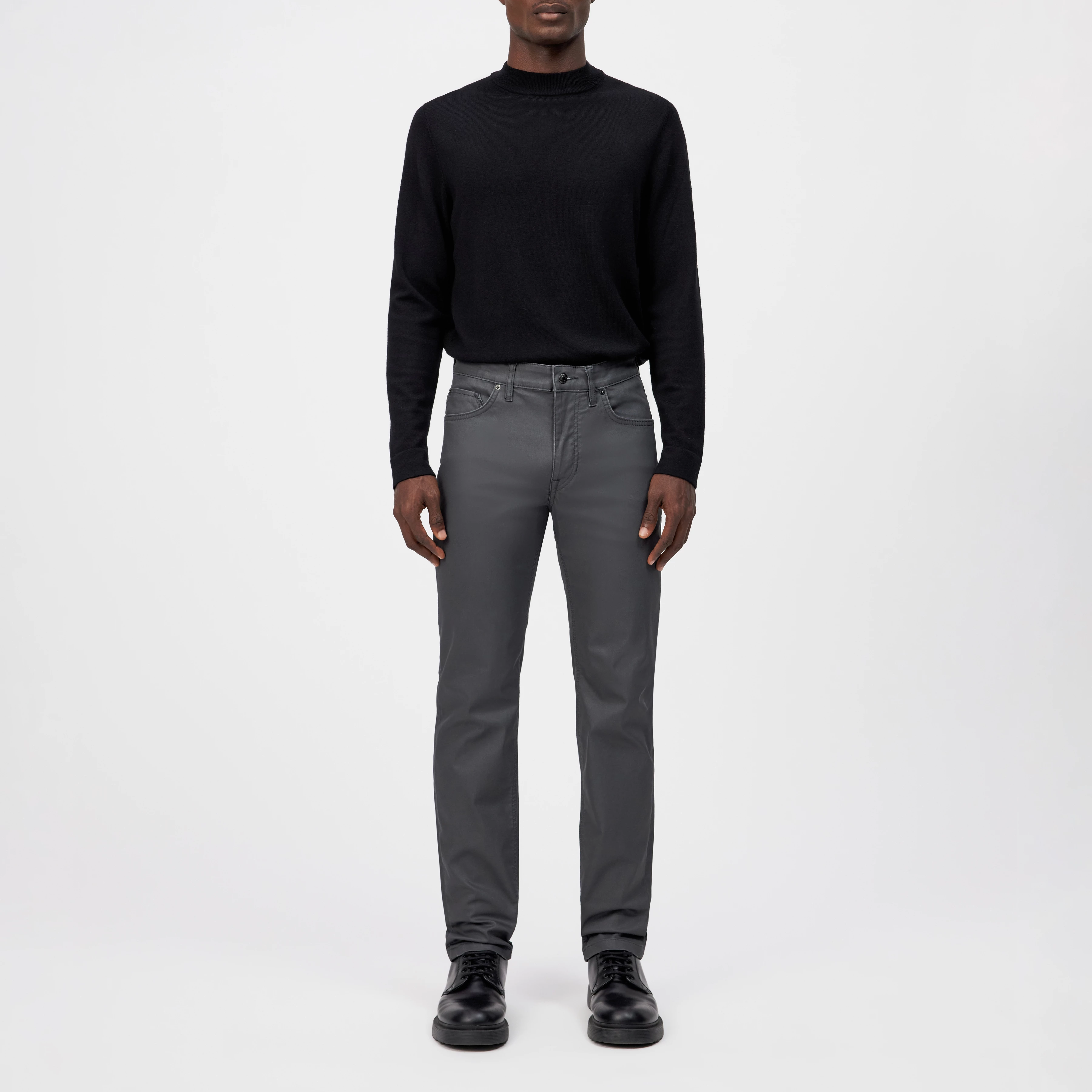 RICC - Slim Fit Jeans - Herren - grau - Ganzkörper-Frontansicht