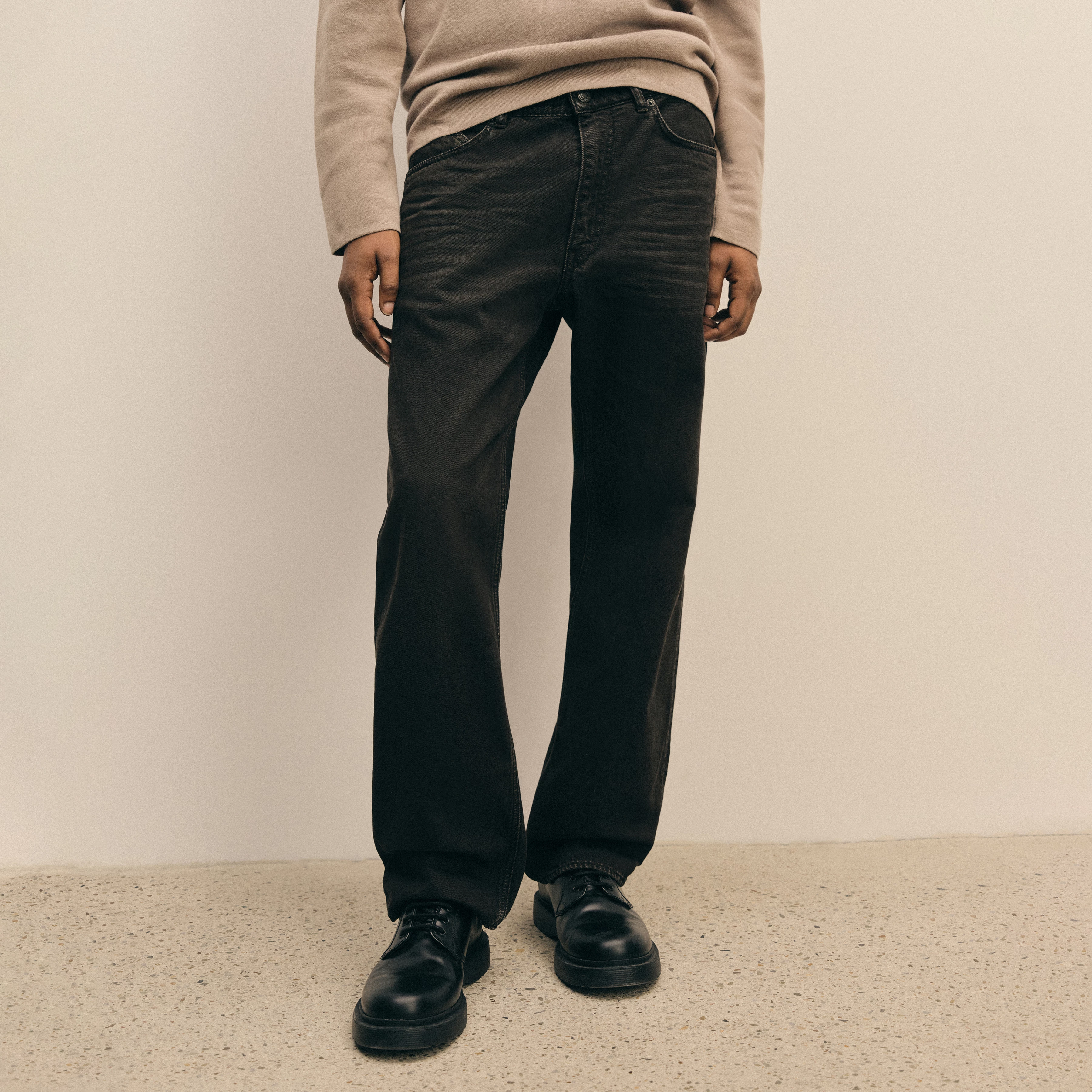 BAGGZY - Relaxed Fit Jeans in Dark-Brown Denim - Herren - braun