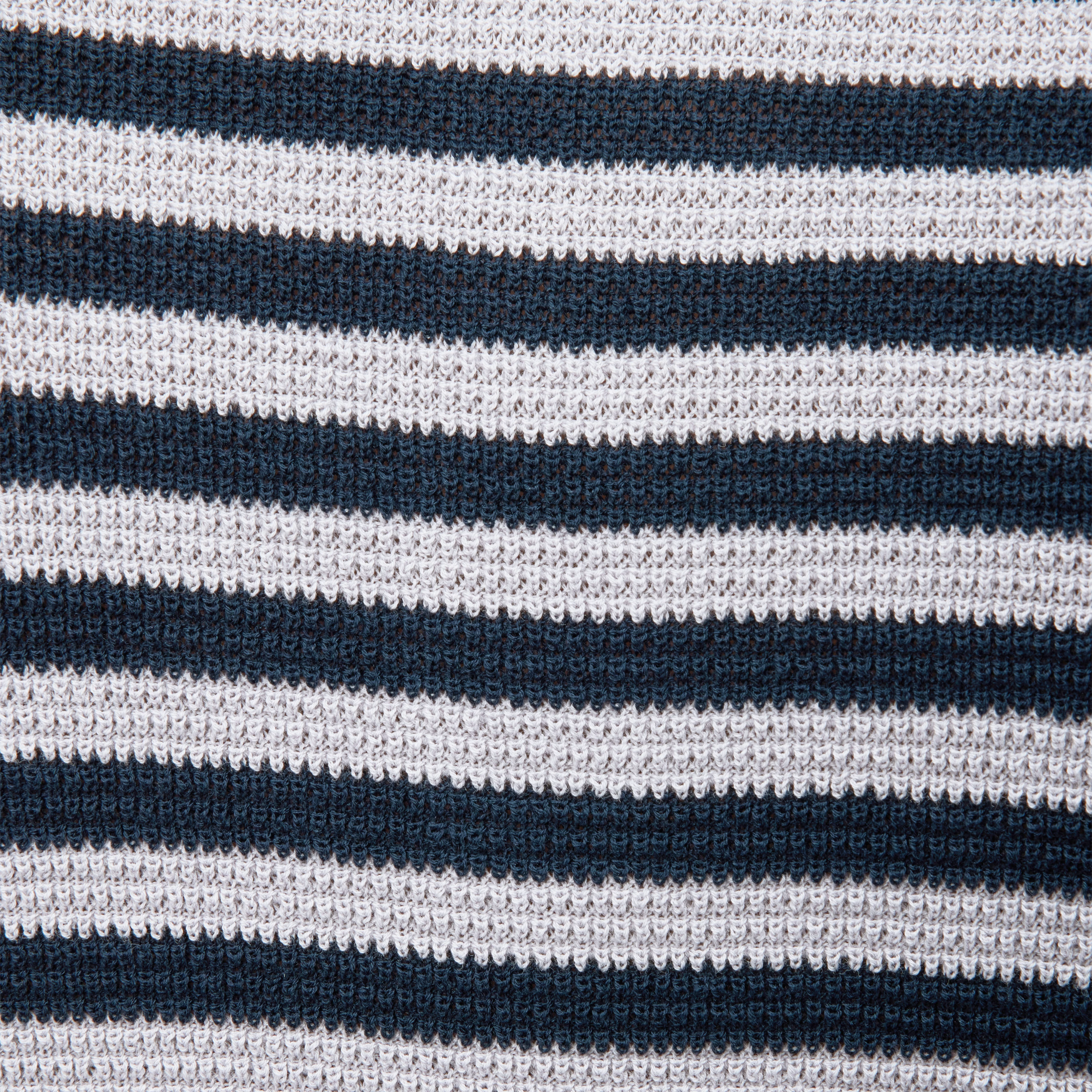 TRITON - Mercerised cotton polo shirt - men - blue - Materialbild (B2C)