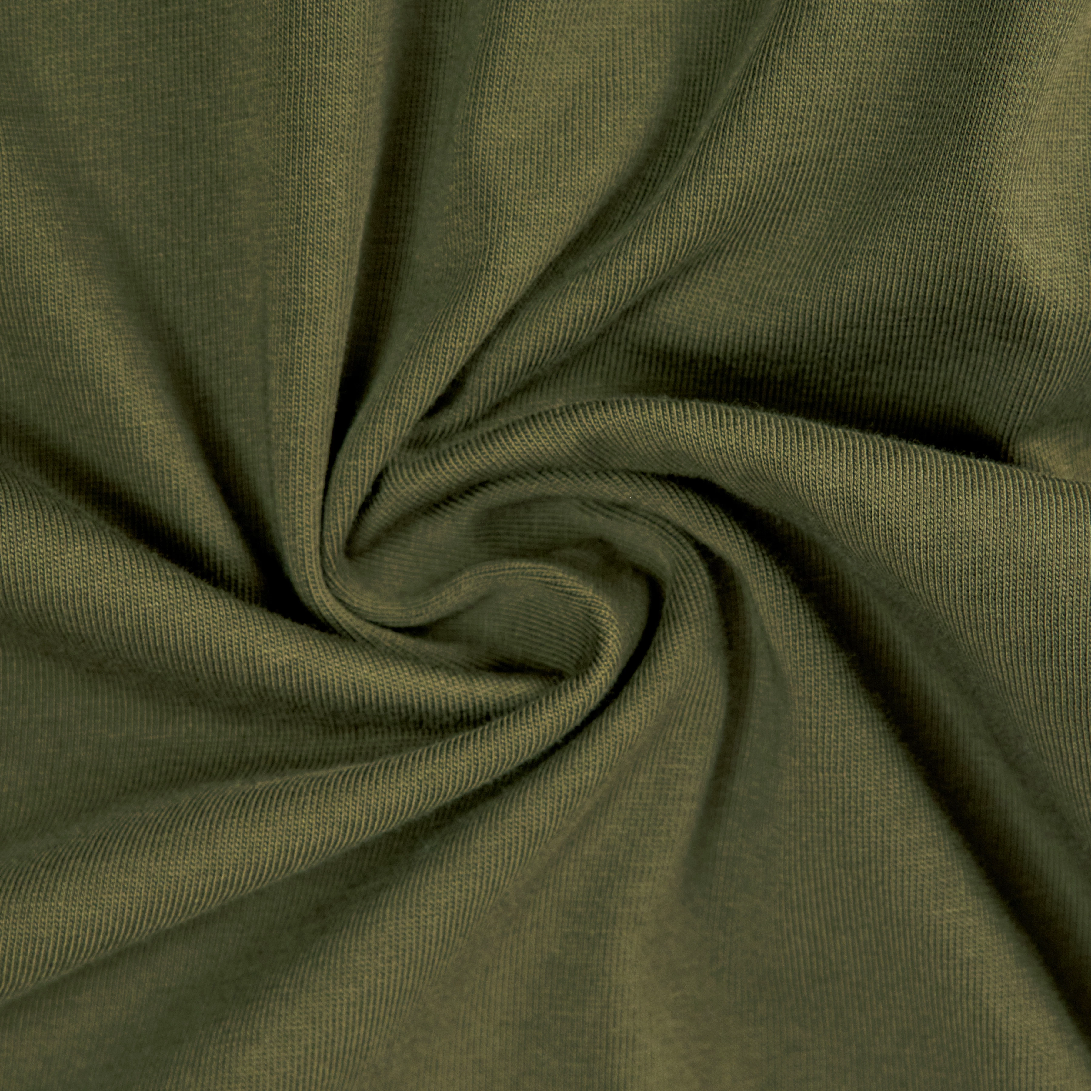 KENDRICK_2 - T-shirt in pure cotton - men - green - Materialbild (B2C)