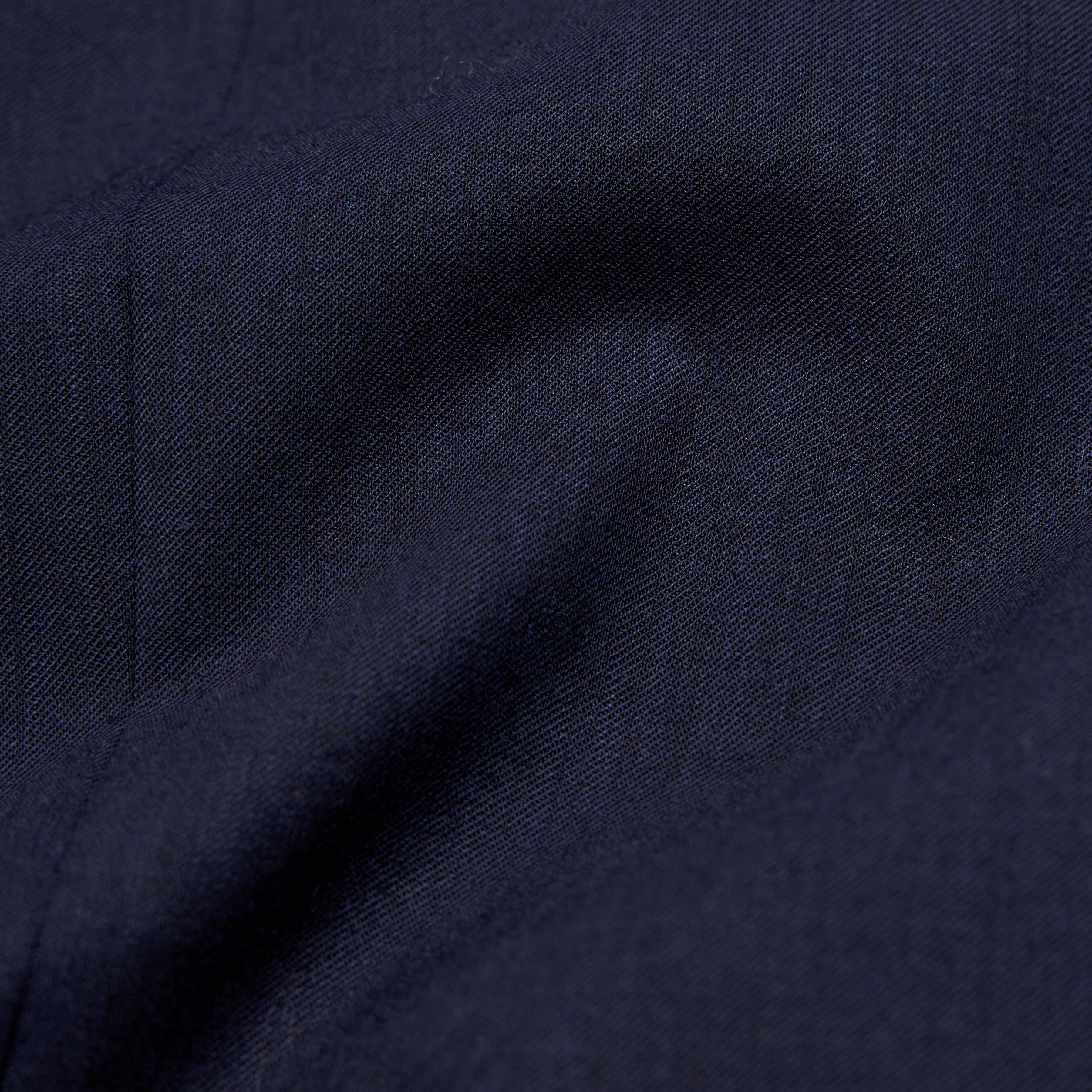 ATLIN_2 - One-button blazer with notch lapels in wool serge - women - blue - Materialbild (B2C)