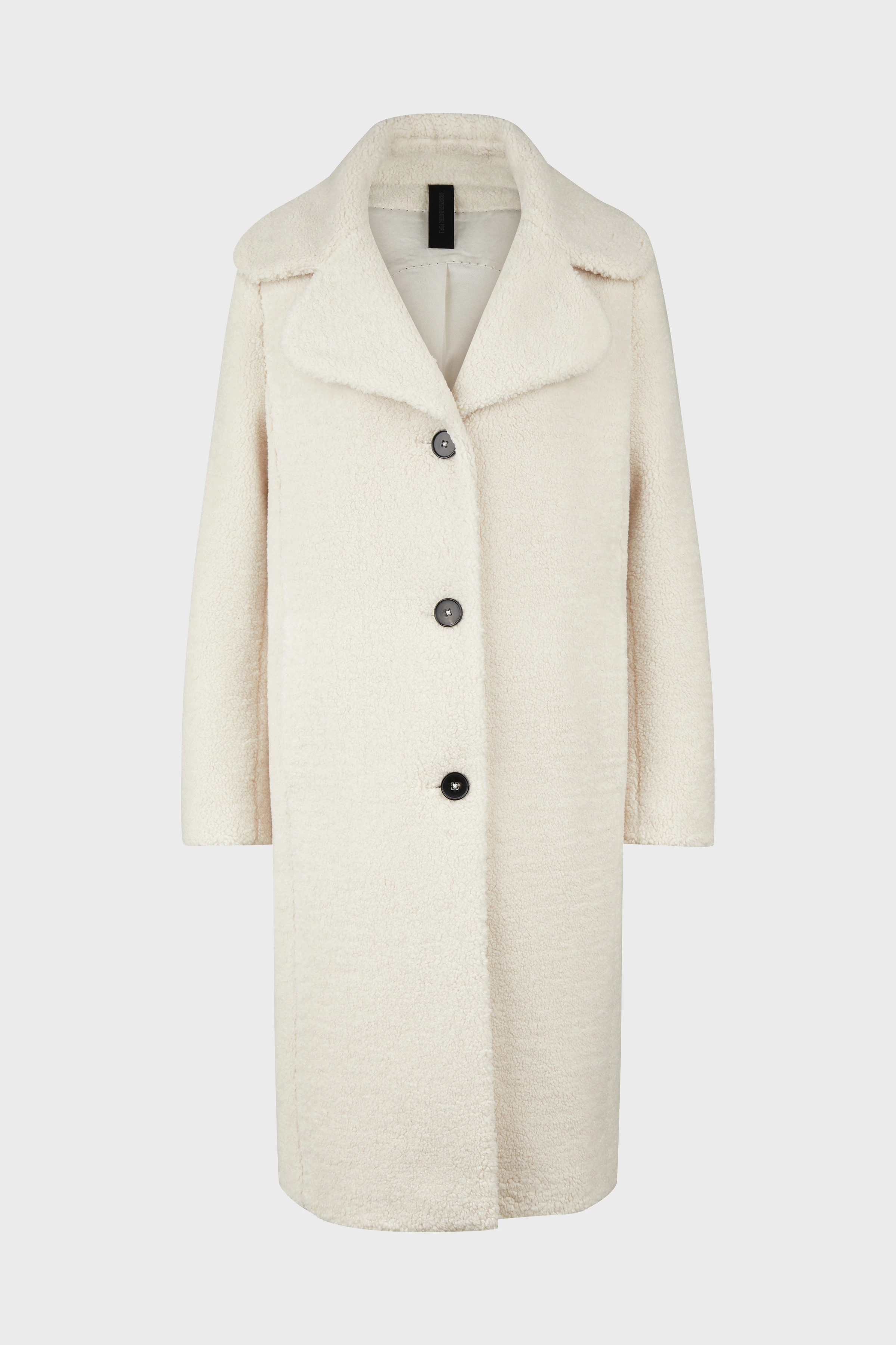 FLEGO - Teddy Blazermantel - Damen - beige - Freisteller Frontansicht