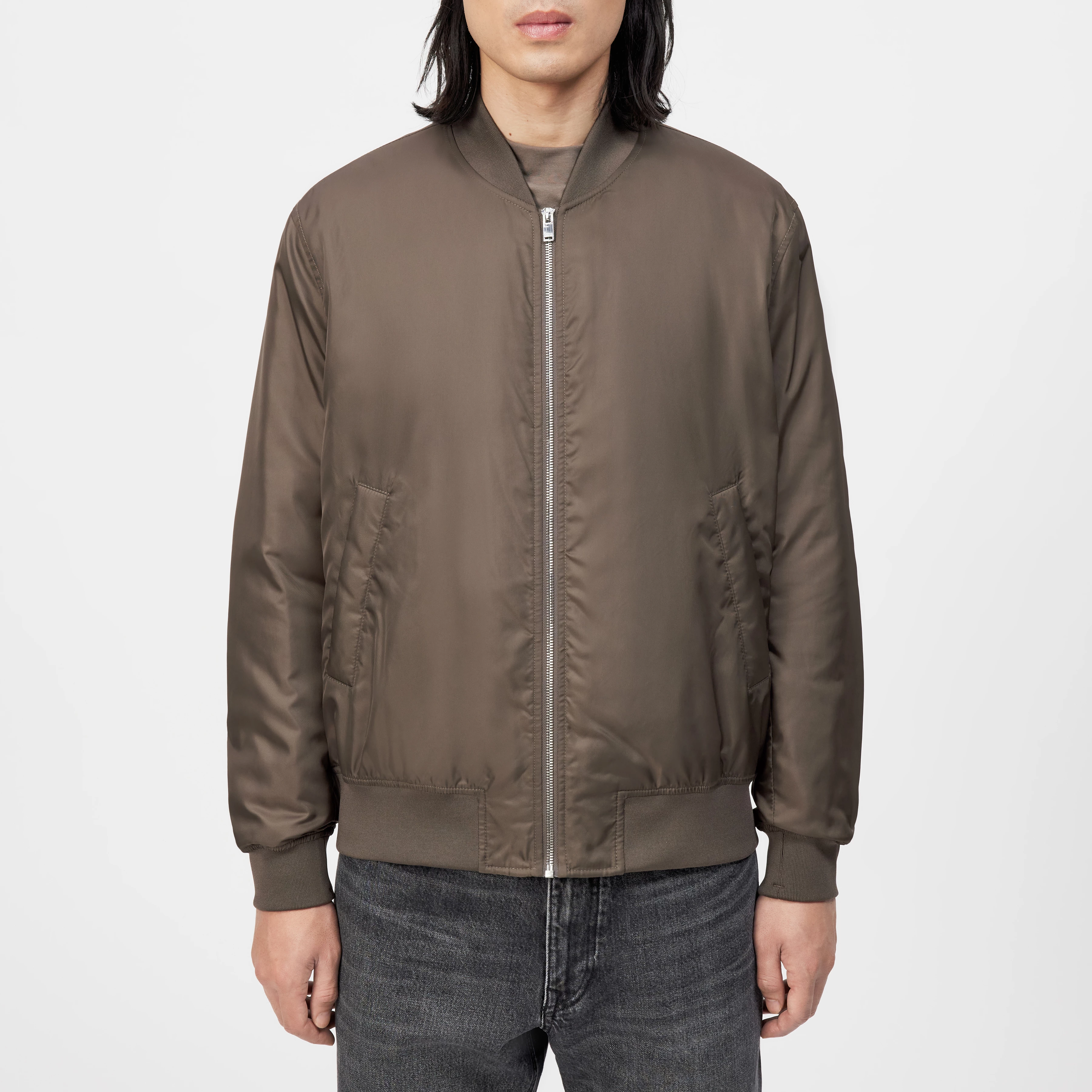 NOKANO - Blouson jacket in nylon - men - brown - Frontansicht