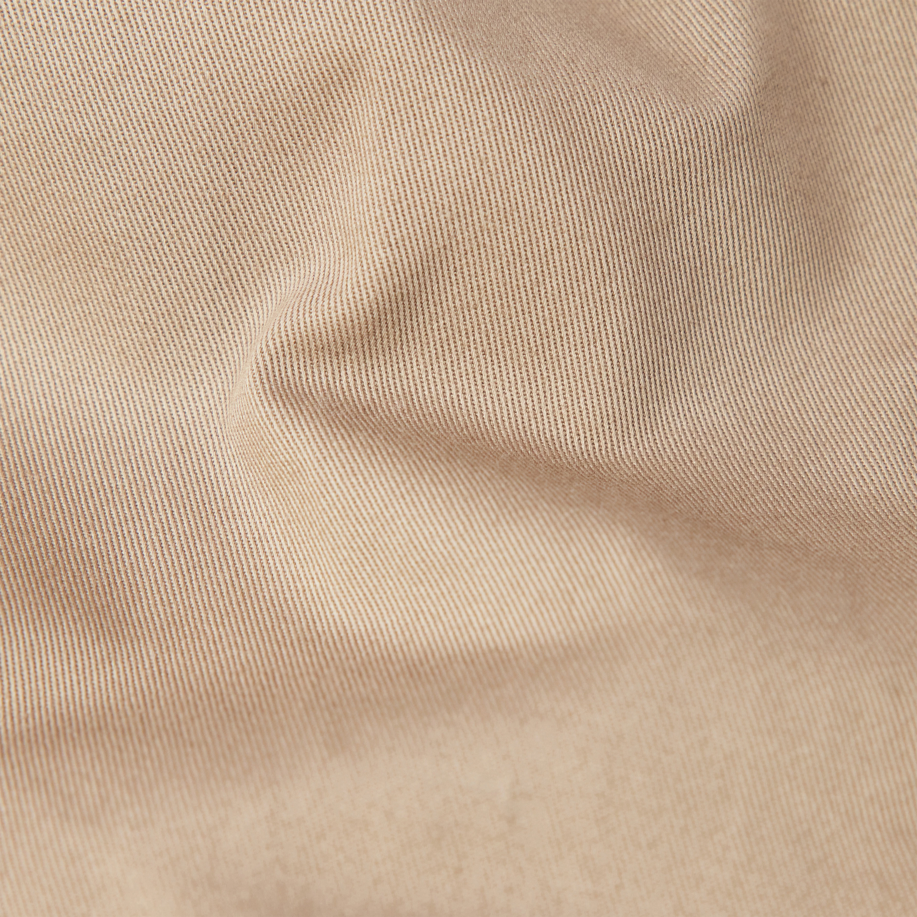 CHASY - Pantalon casual à pinces en gabardine de coton - men - marron - Materialbild (B2C)