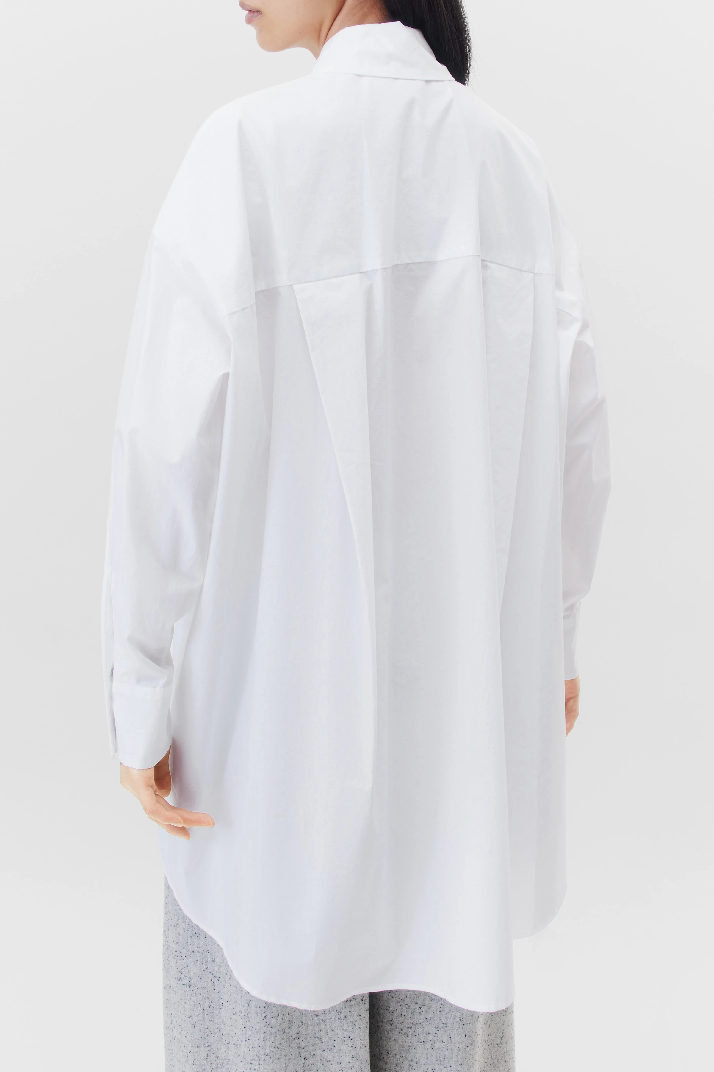 CEARA - Poplin Hemdbluse - Damen - weiß - Rückansicht