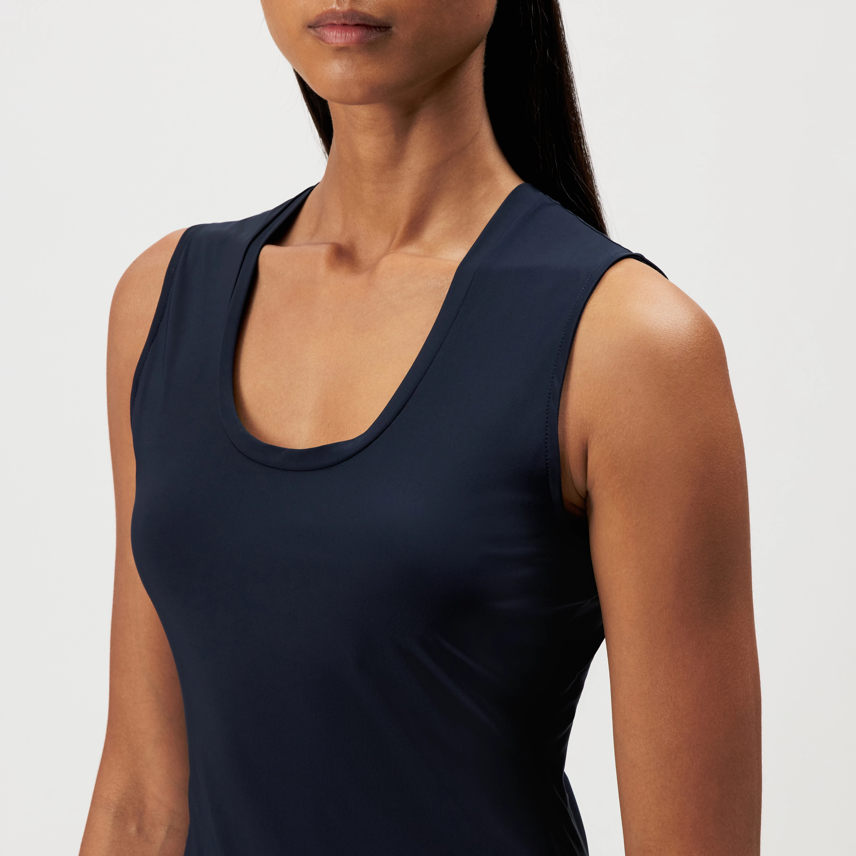 BODANA - Body en jersey - women - bleu - Detailansicht am Model