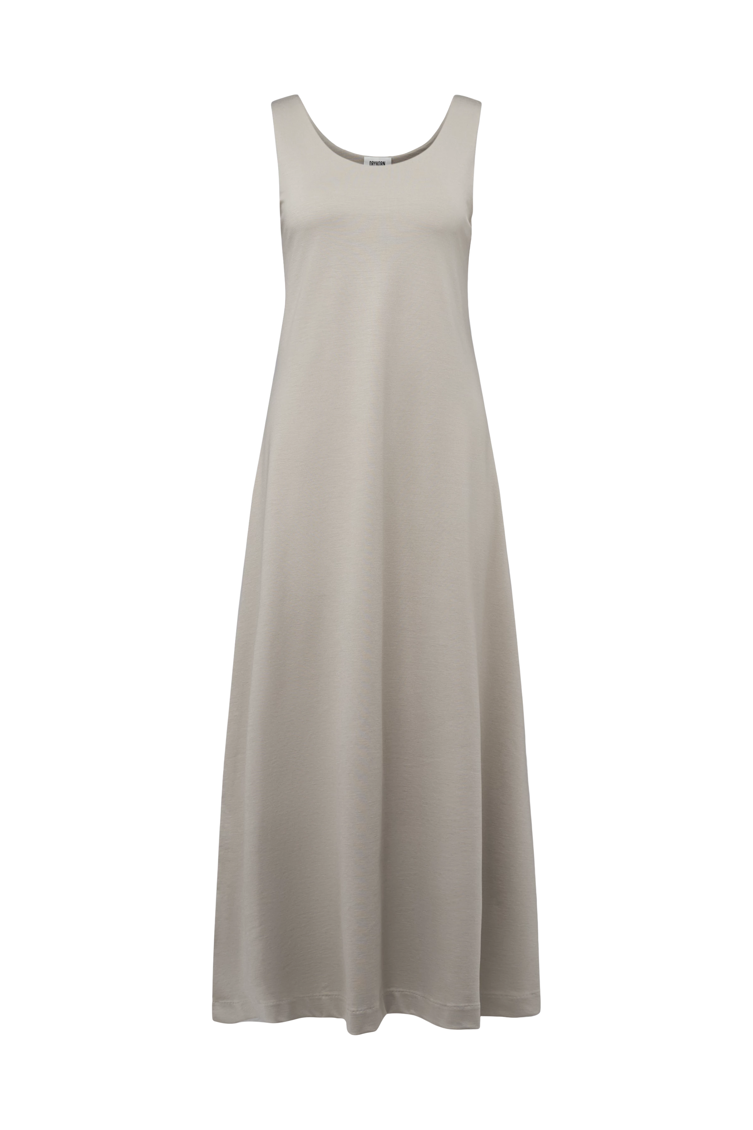 LOZIA - Elegant jersey dress in lyocell blend - women - green - Freisteller Frontansicht