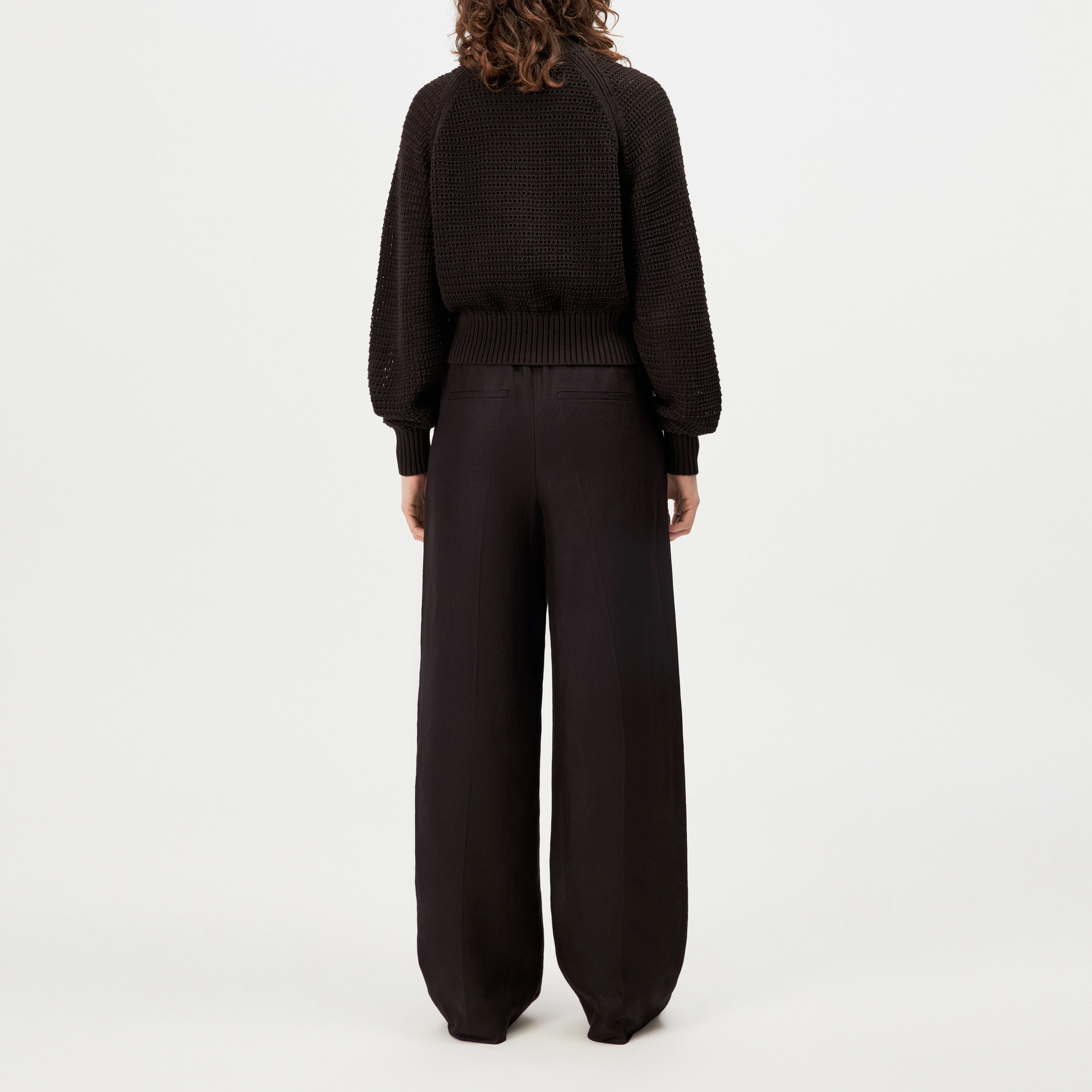 SILSY - Oversized cotton cardigan - women - brown - Rückansicht