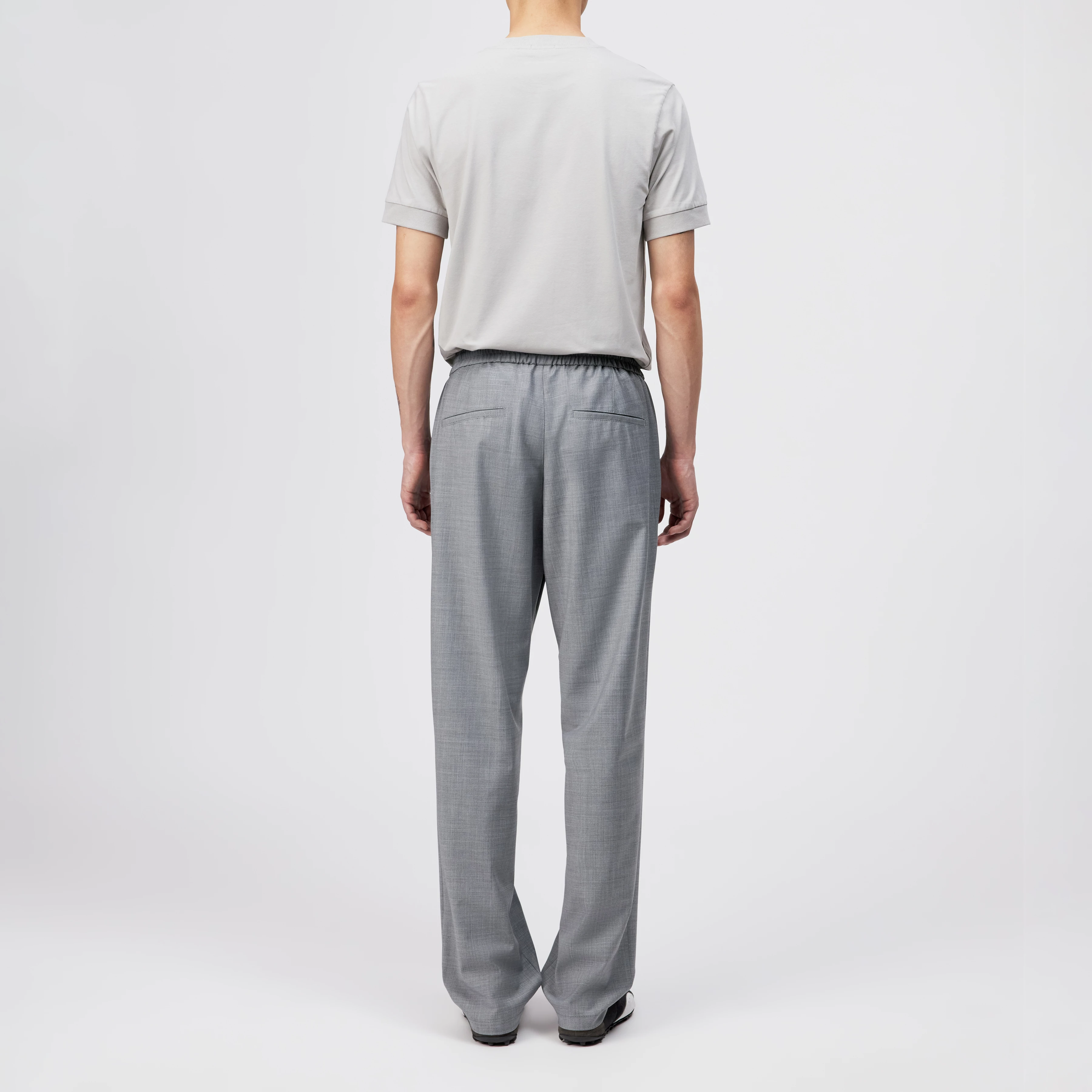 ACADO - Joggingbukser i bi-stretch - men - grå - Rückansicht