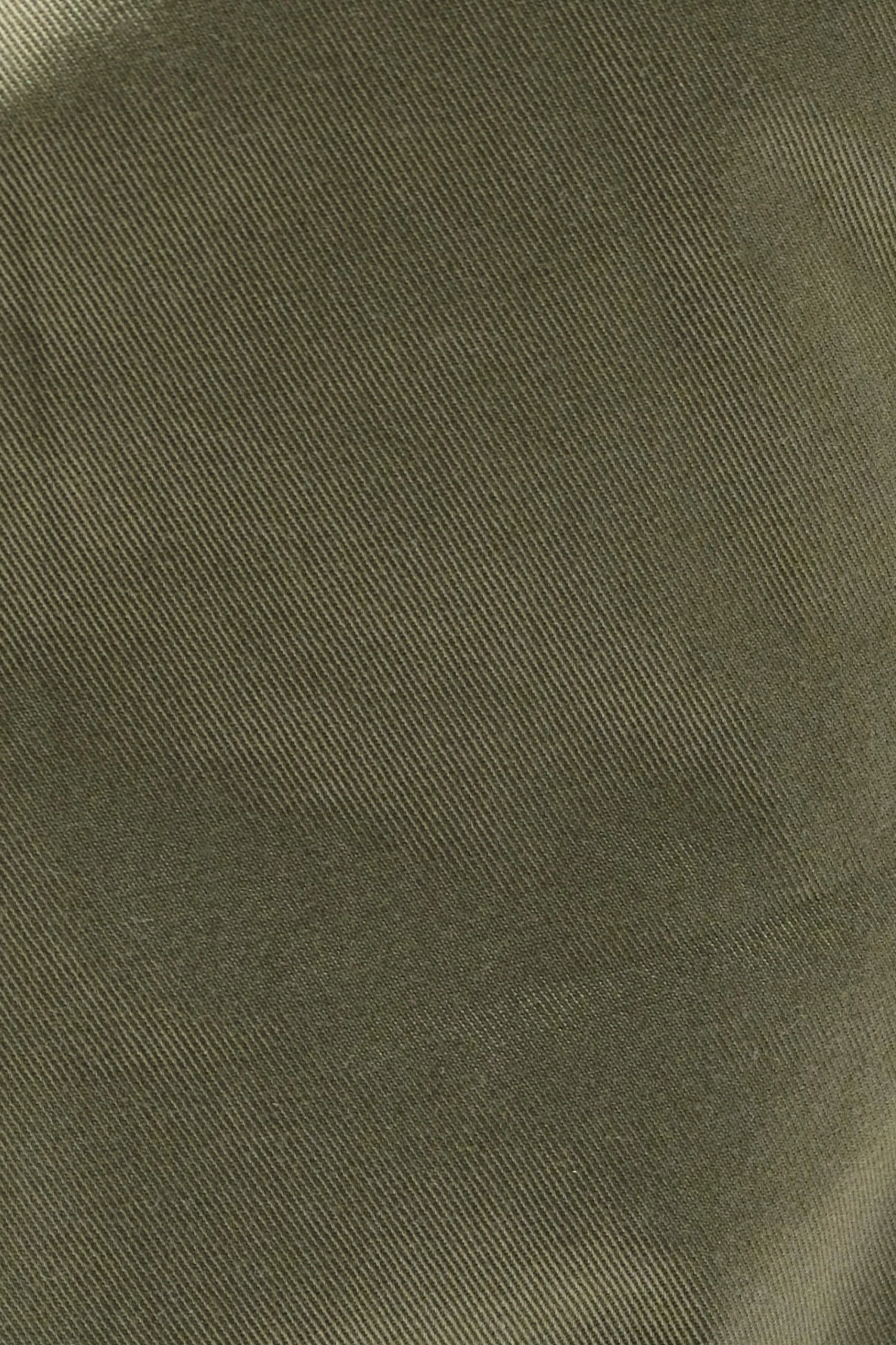 CHASY - Casual Hose mit Bundfalte aus Baumwoll-Twill - Herren - grün - Detailansicht am Model