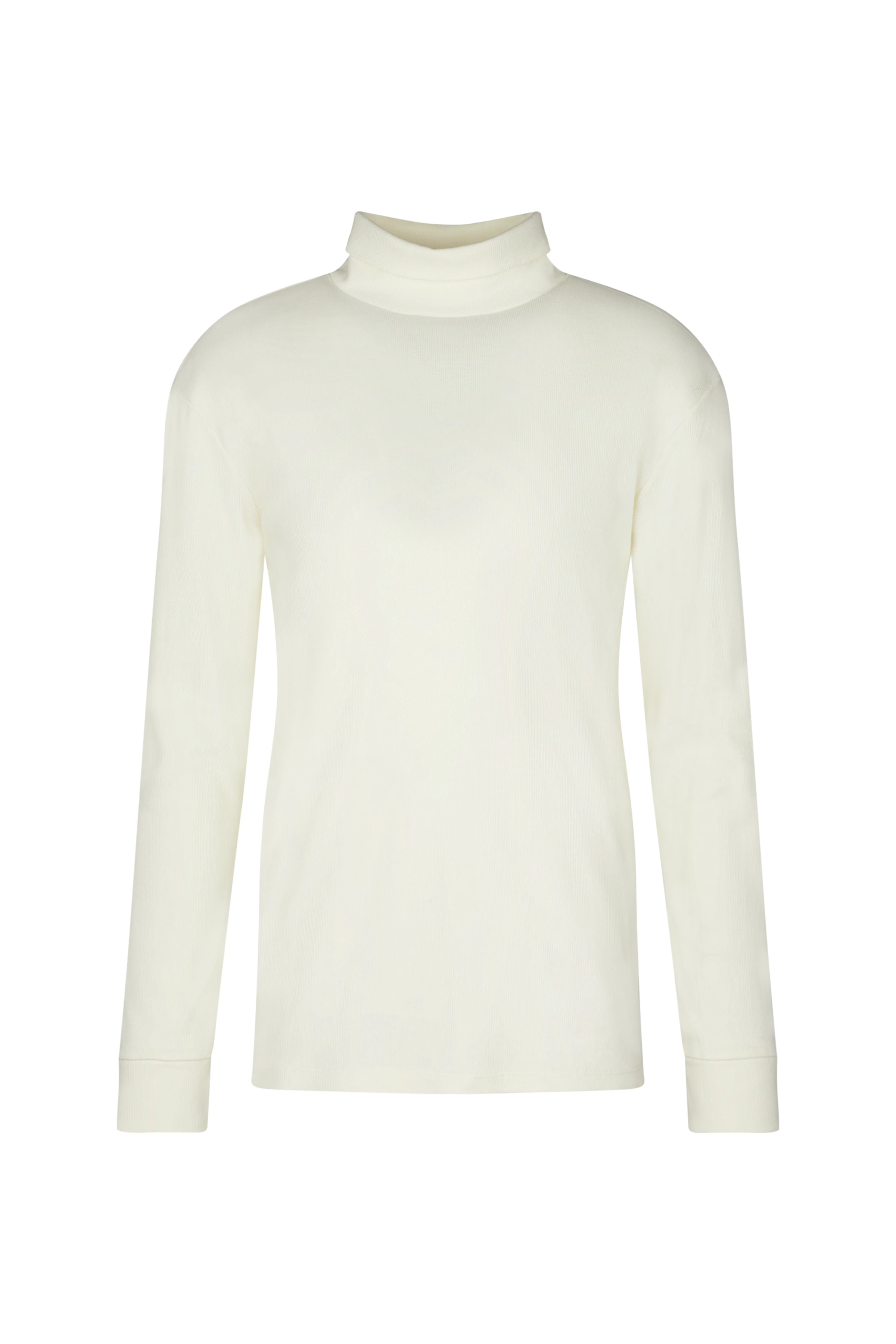 EMANUEL - Turtle Pullover in Rippe - Herren - off white - Freisteller Frontansicht