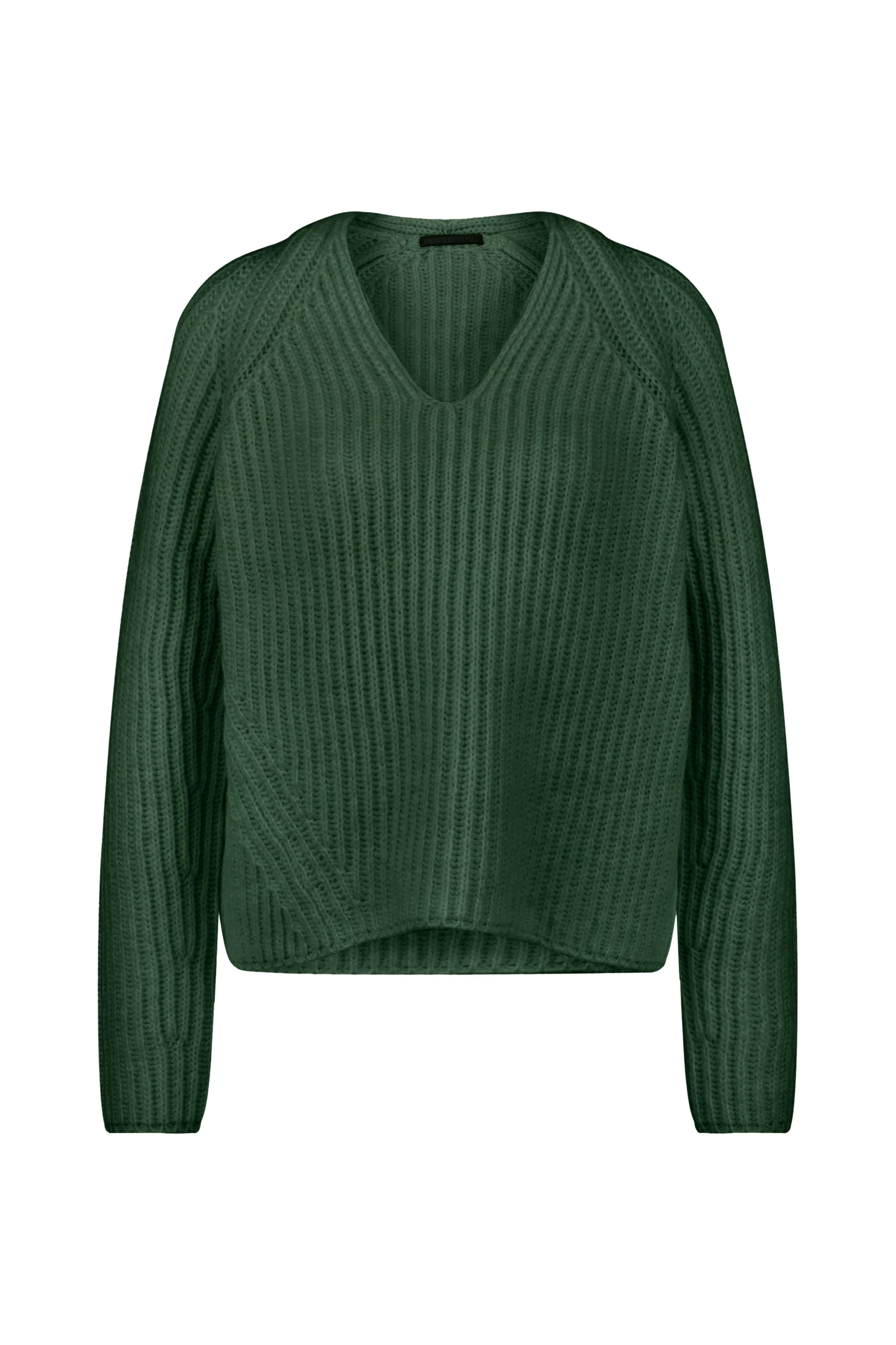 LYNETTE - trui in alpacamix - dames - groen - Freisteller Frontansicht