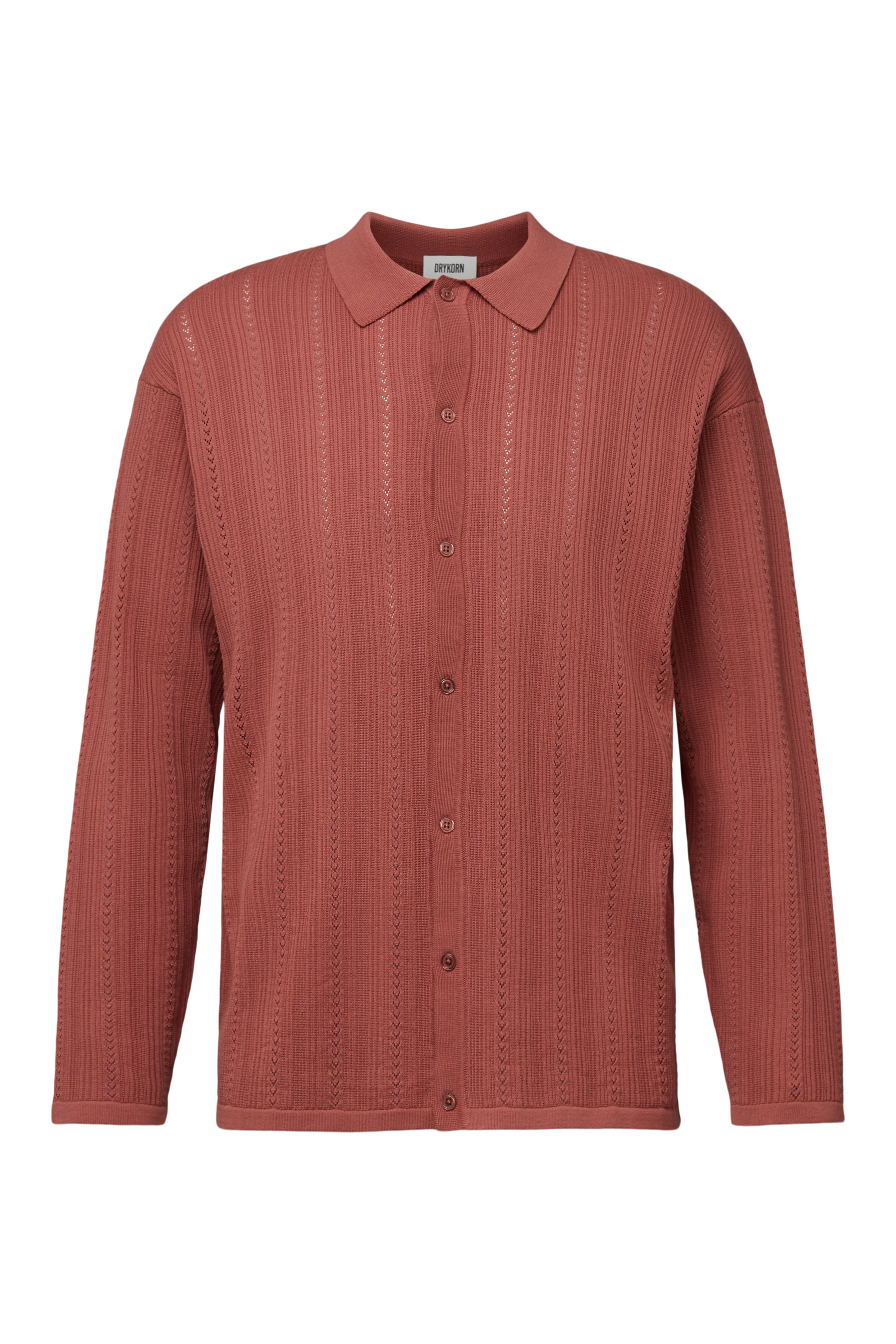 EMILIAS - Regular fit cotton polo - men - orange - Freisteller Frontansicht