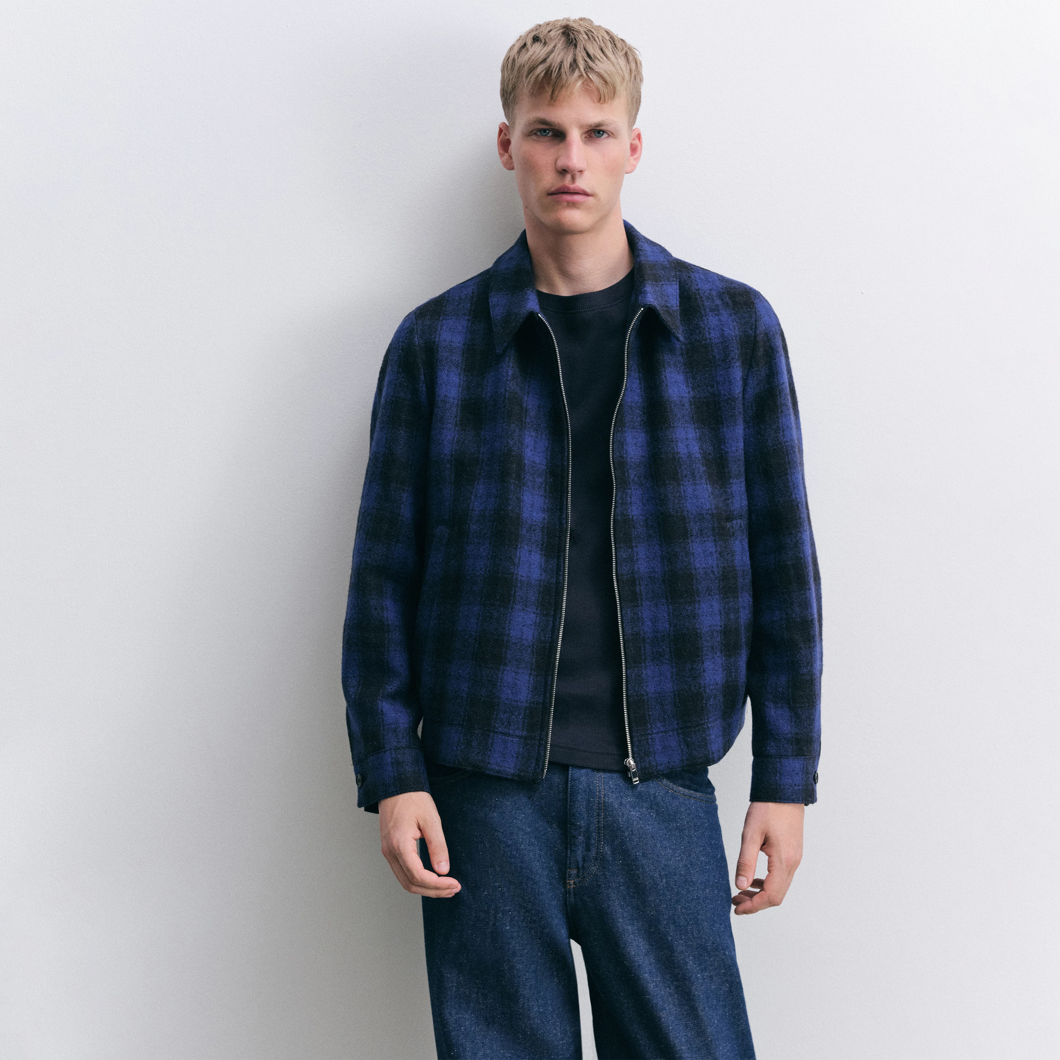 RIKKA_2 - Jacke in Schurwolle - Herren - blau