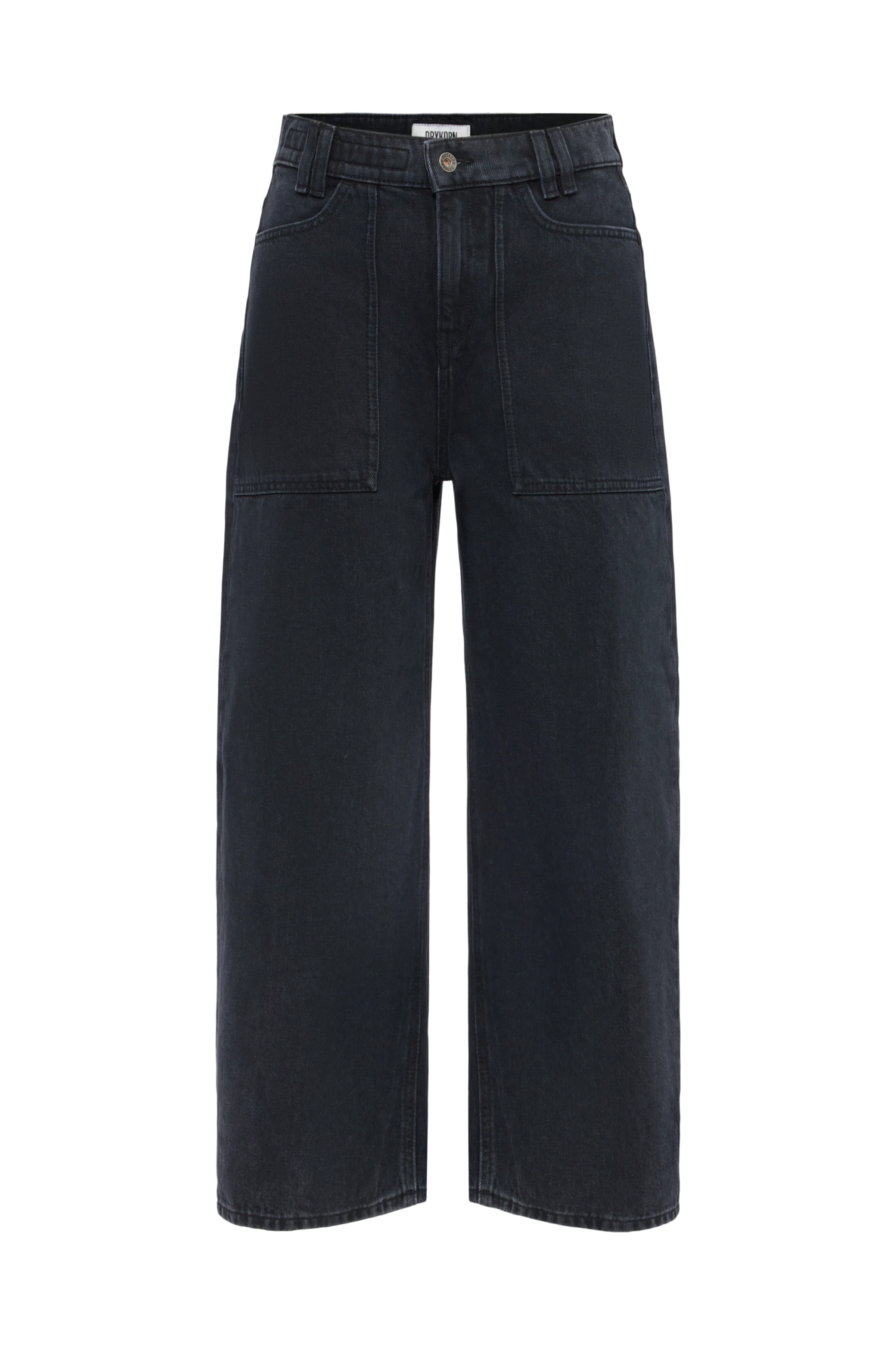 DERIVE - Mid-Waist Jeans in Black Denim - Damen - schwarz - Freisteller Frontansicht