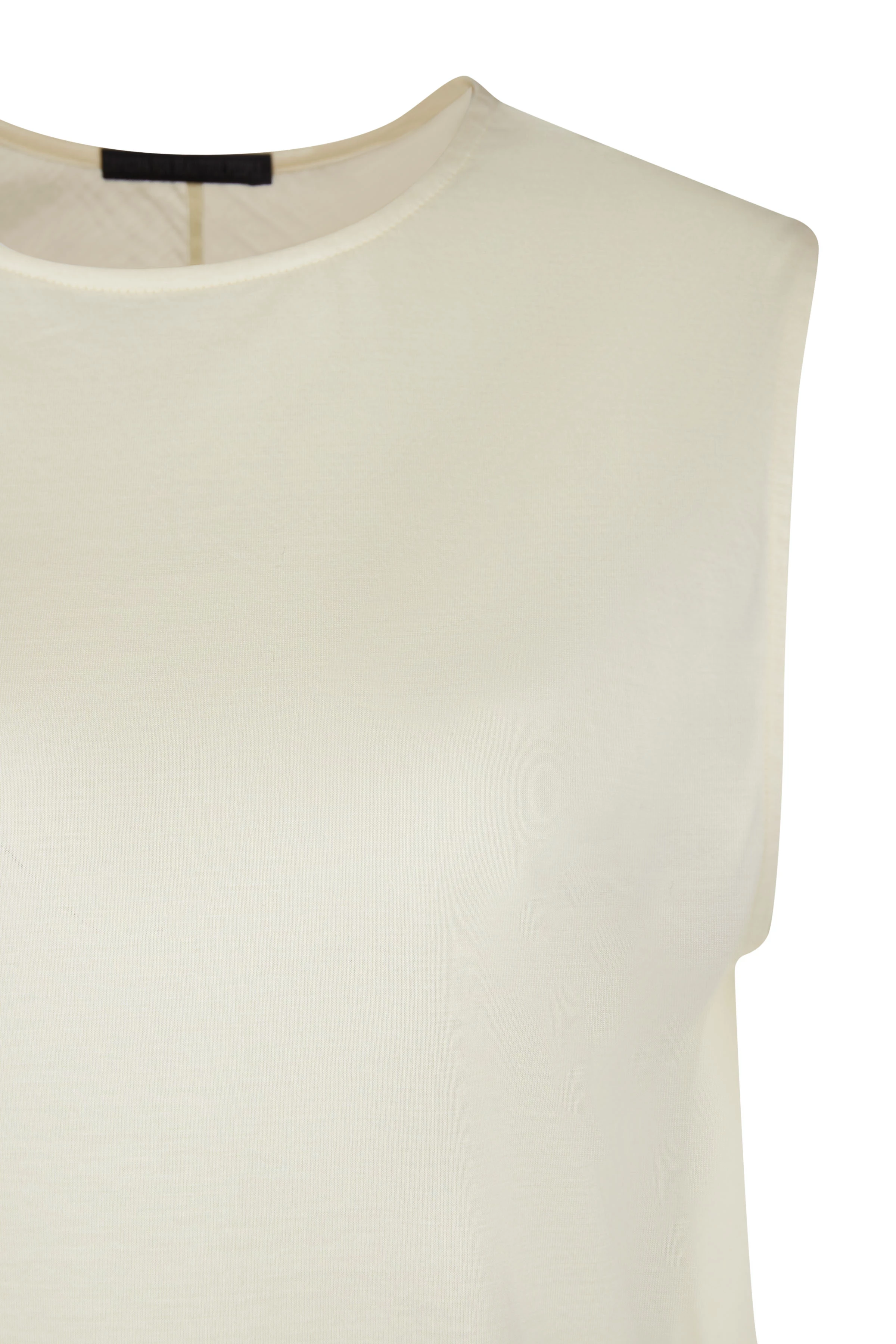 JALISA - Lyocell-cotton jersey top - women - off white - Freisteller Detailansicht