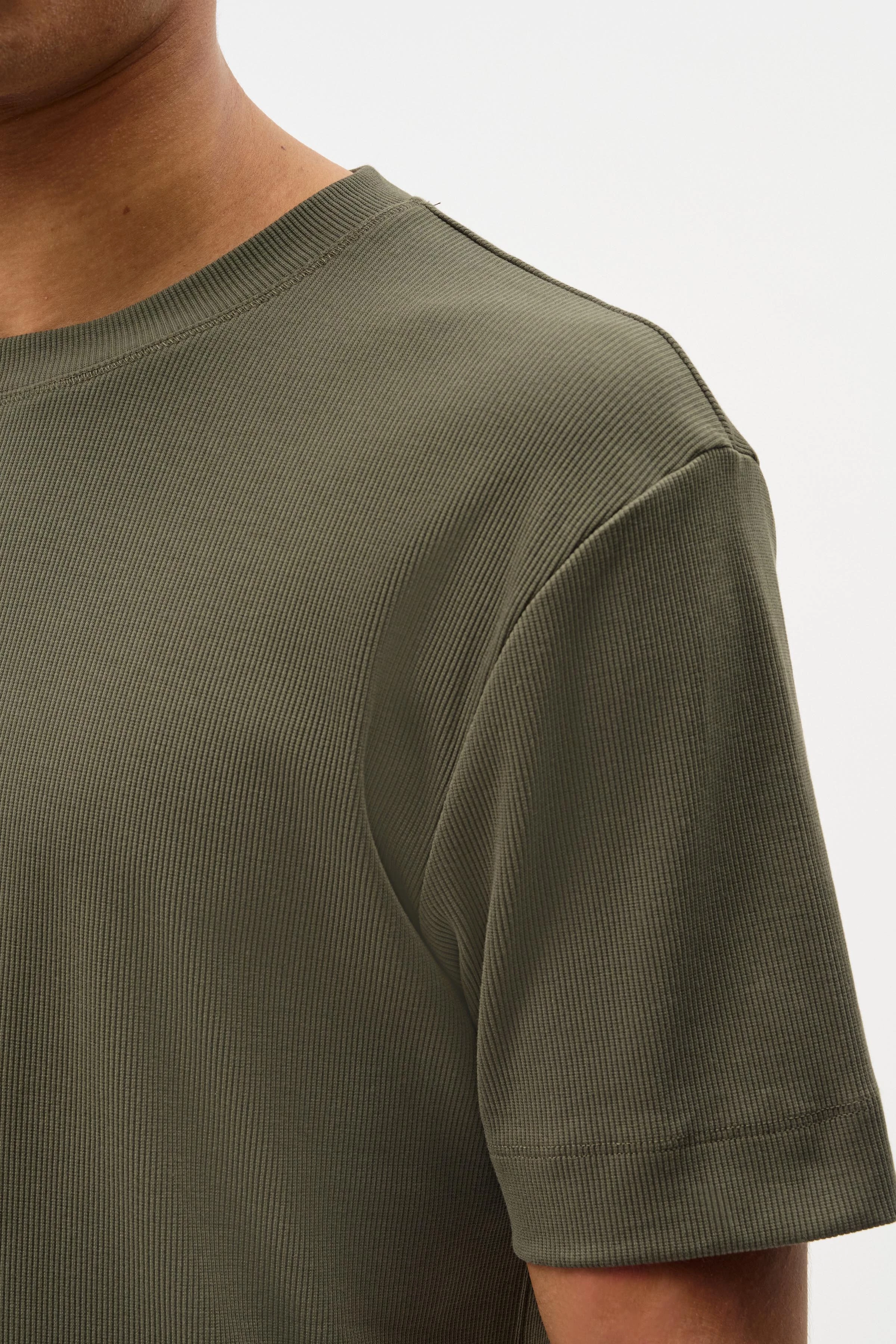 RAPHAEL - T-Shirt in Baumwolle - Herren - grün - Seitenansicht