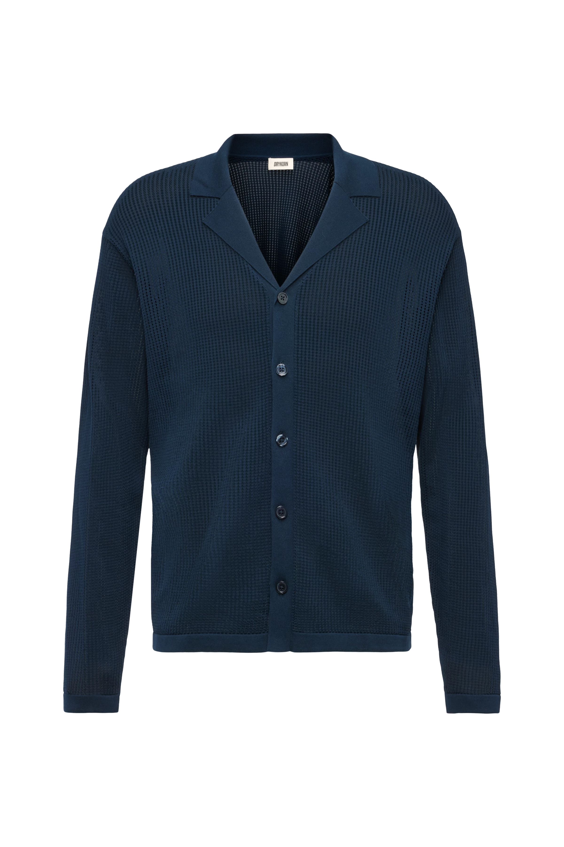 RAYMONT - Cardigan in Baumwolle - Herren - blau - Freisteller Frontansicht