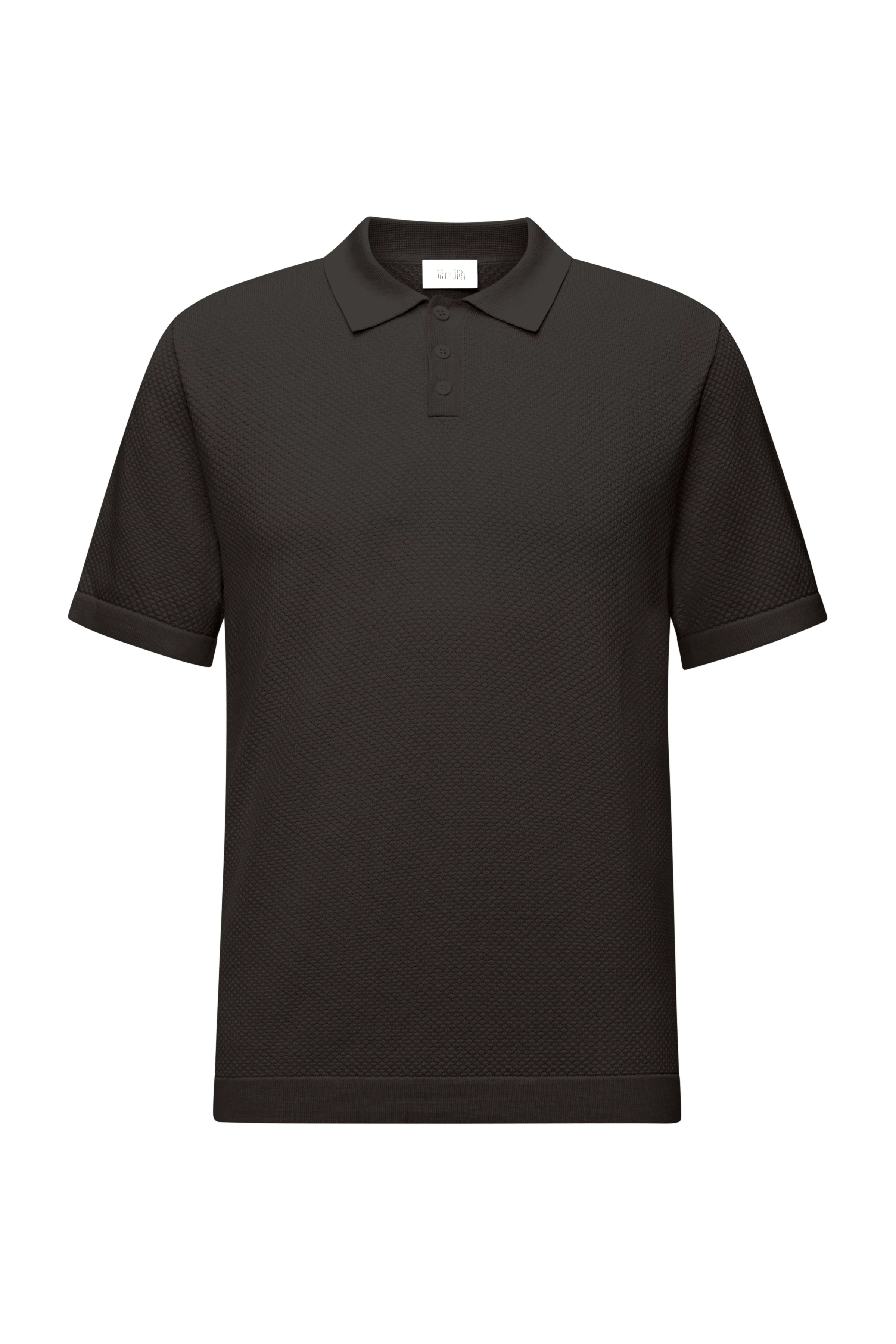 TRITON - Polo en coton - men - marron - Freisteller Frontansicht