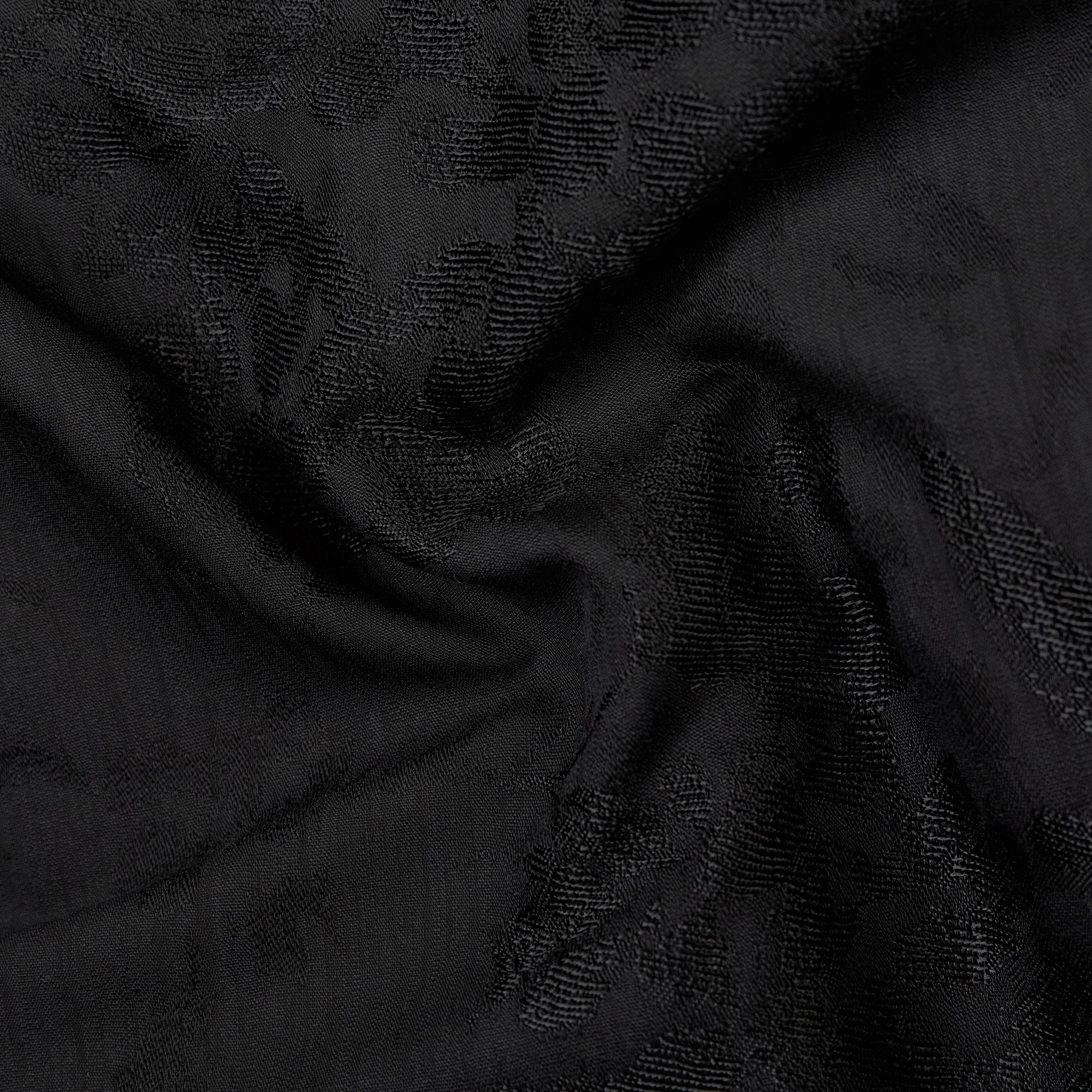 JERSON - Regular fit jacquard zip-jas - heren - zwart - Materialbild (B2C)