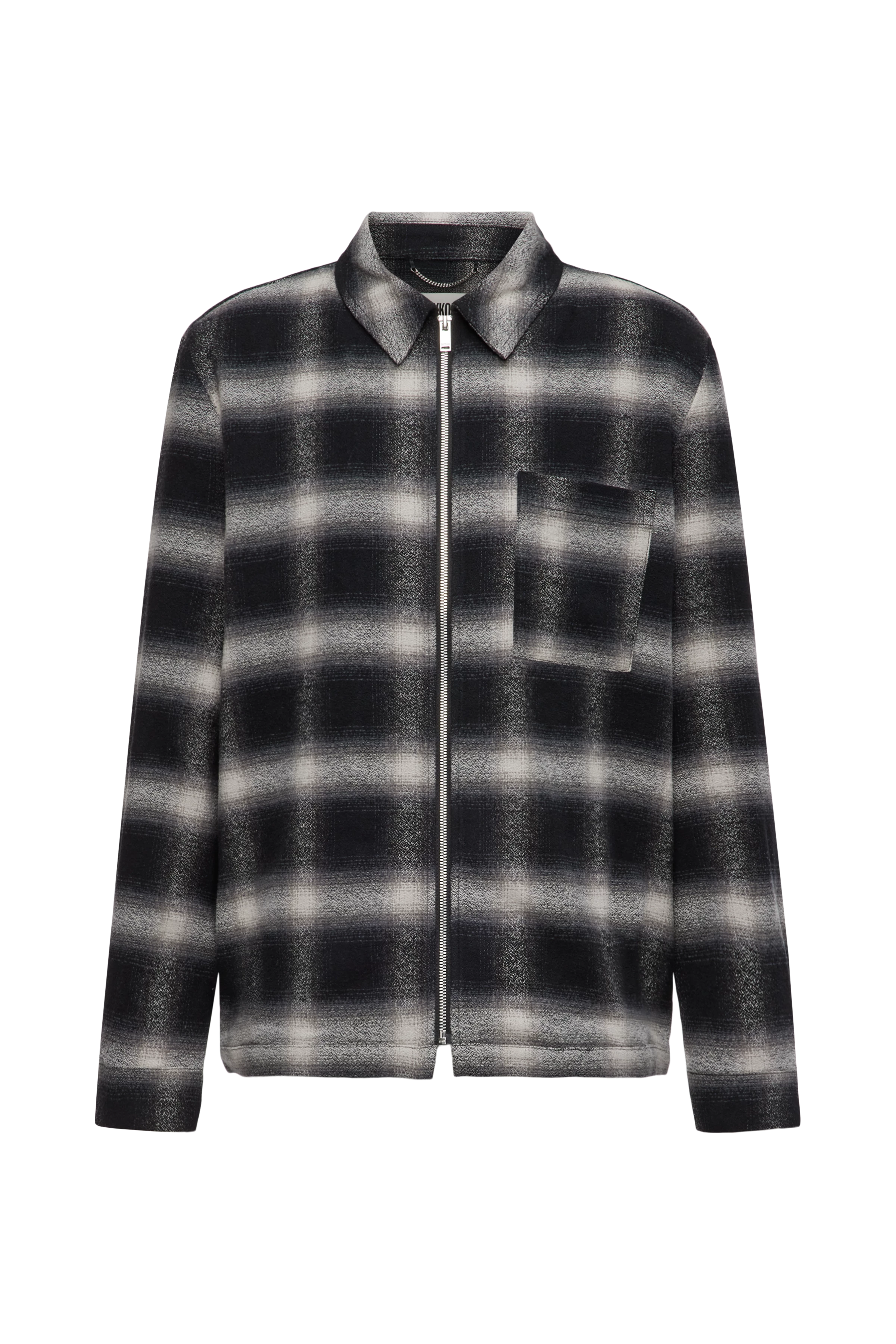 NIKANO - Shirt jacket in pure cotton - men - black - Freisteller Frontansicht