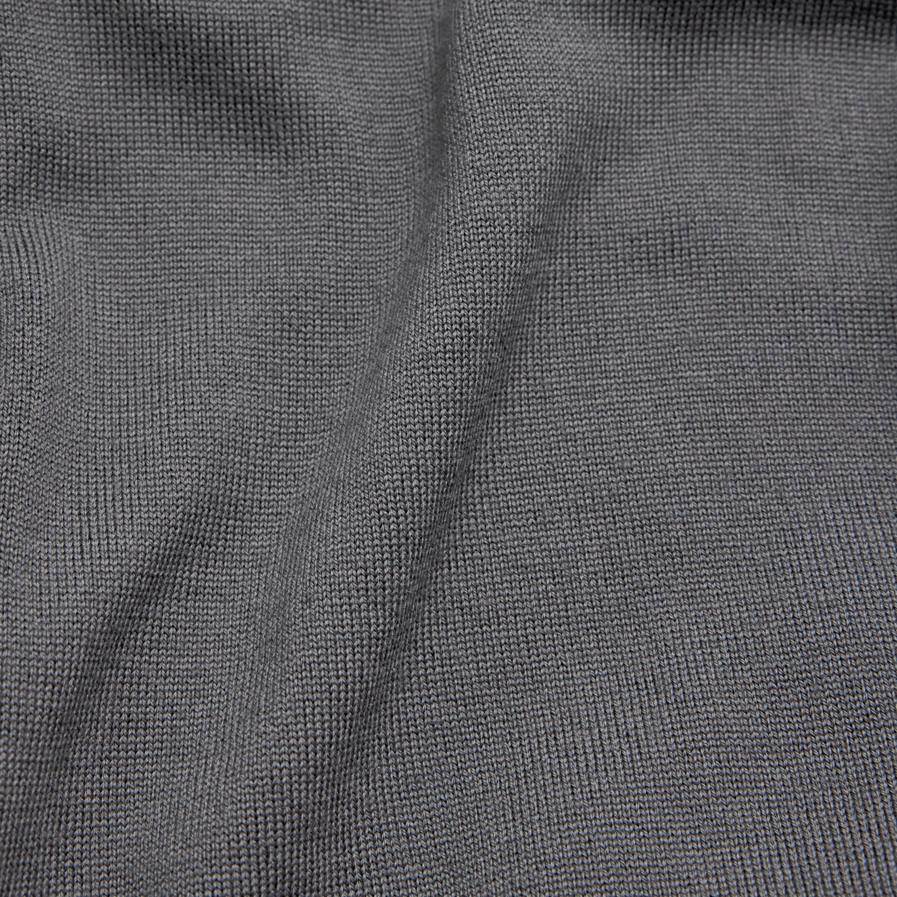 JOEY - Rollkragenpullover in 100% Merinowolle - Herren - grau - Materialbild (B2C)