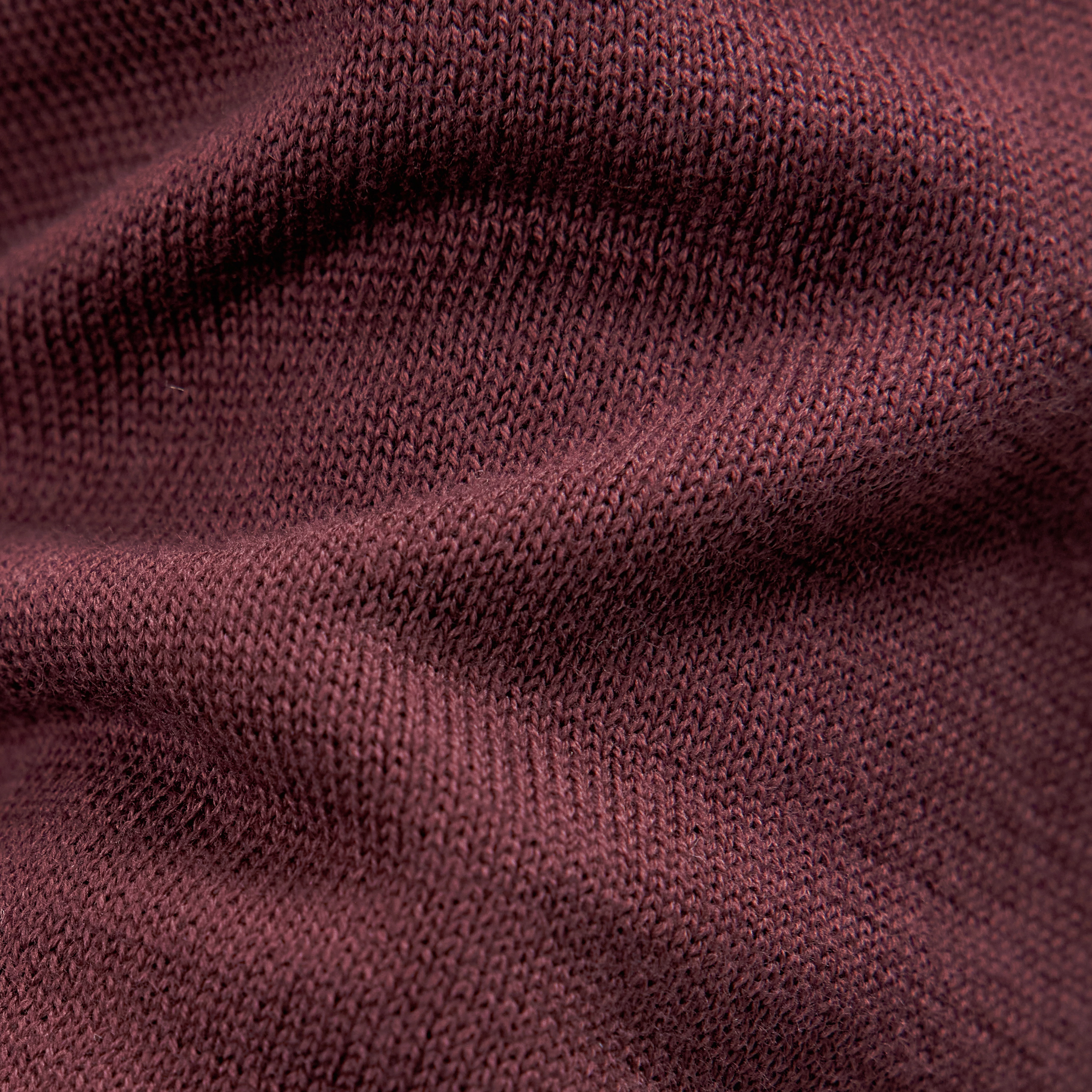IRMINO - Long sleeve in pure cotton - men - red - Materialbild (B2C)