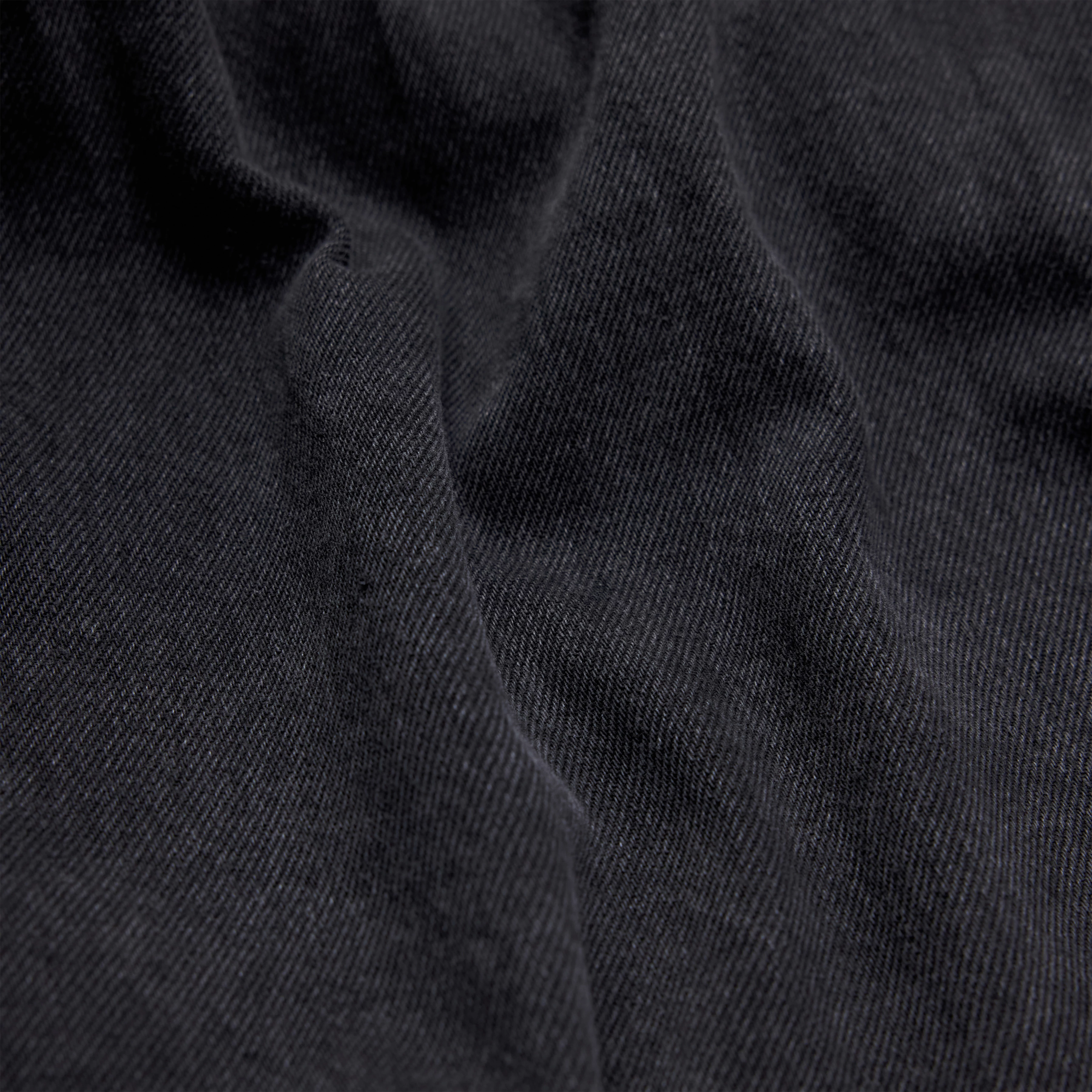 DERIVE - Mid-Waist Jeans in Black Denim - Damen - schwarz - Materialbild (B2C)