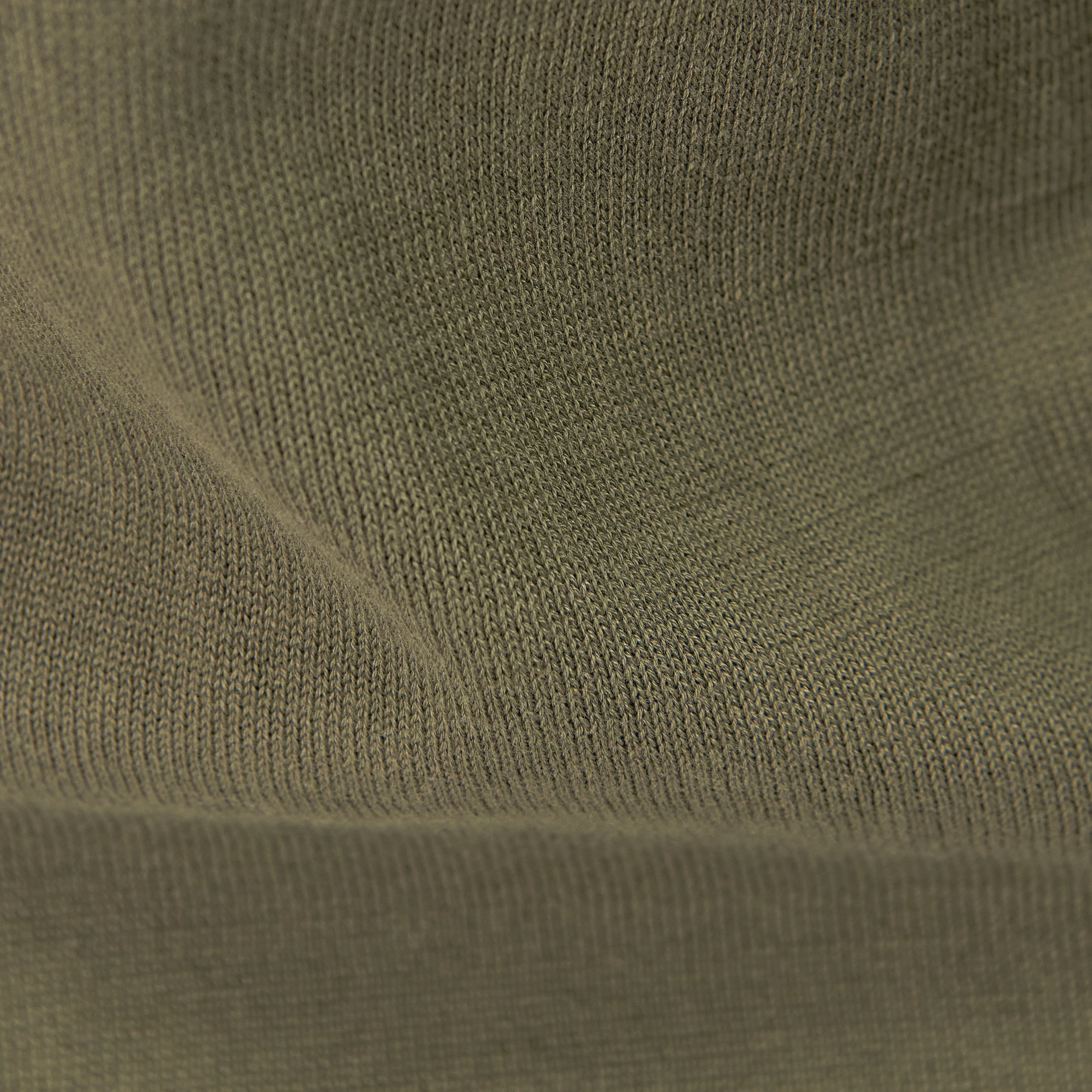 IRMINO - Long sleeve in pure cotton - men - green - Materialbild (B2C)